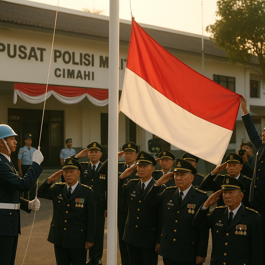 Tradisi Tepat Berjalan: Upacara Bendera Khusus Purnawirawan di Pusat Polisi Militer