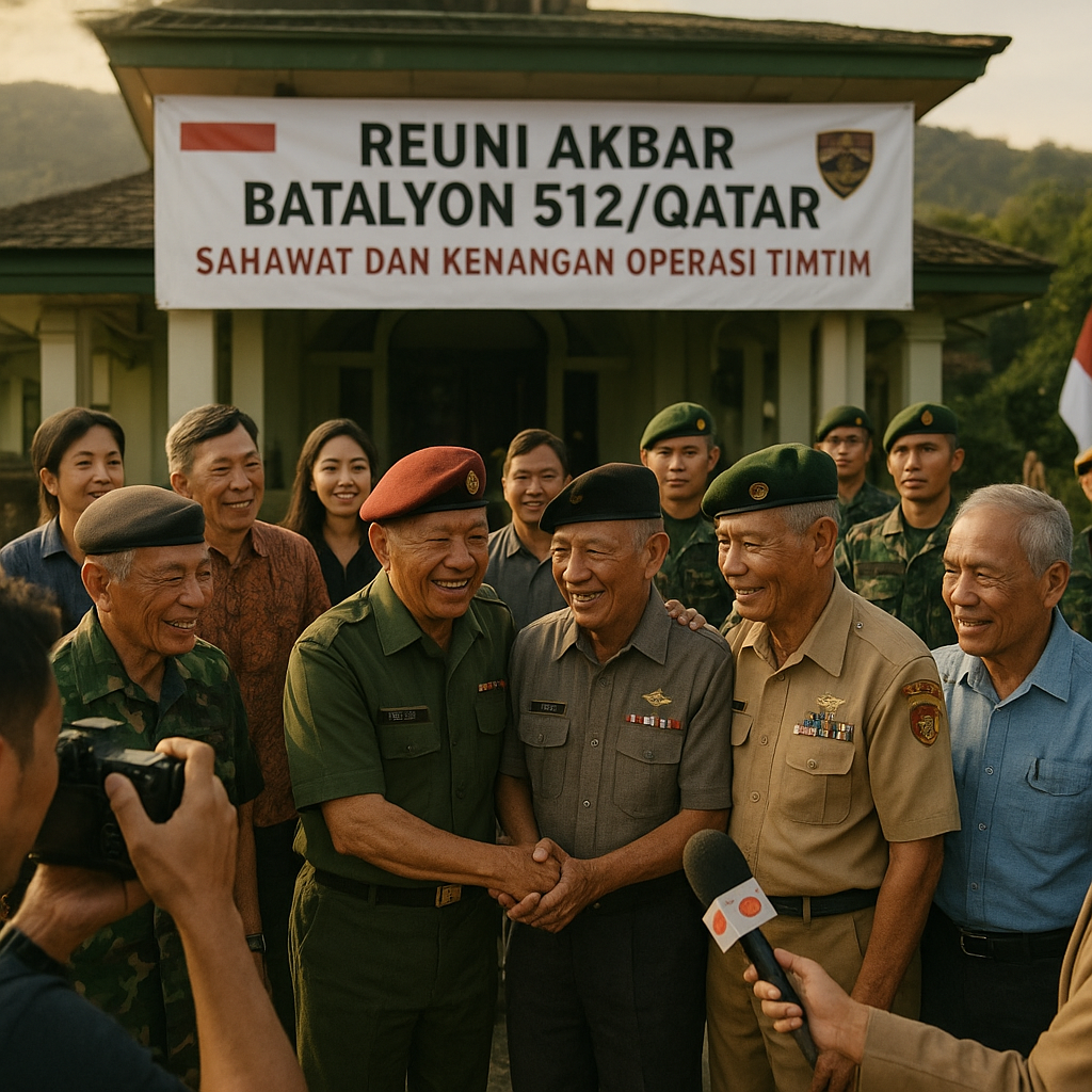 Reuni Akbar Batalyon 512/Qatar: Sahawat dan Kenangan Operasi Timtim