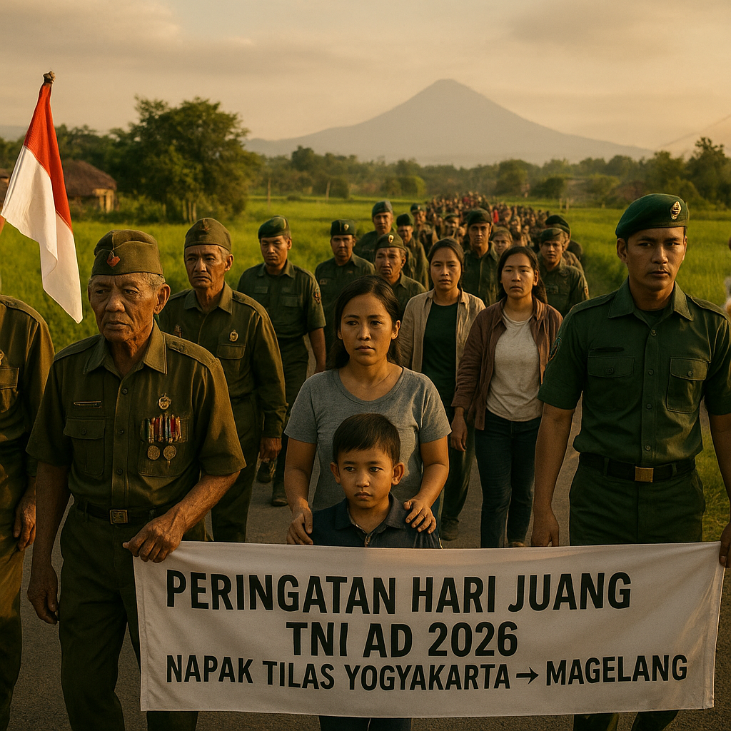 Peringatan Hari Juang TNI AD 2026: Napak Tilas dari Yogya hingga Magelang