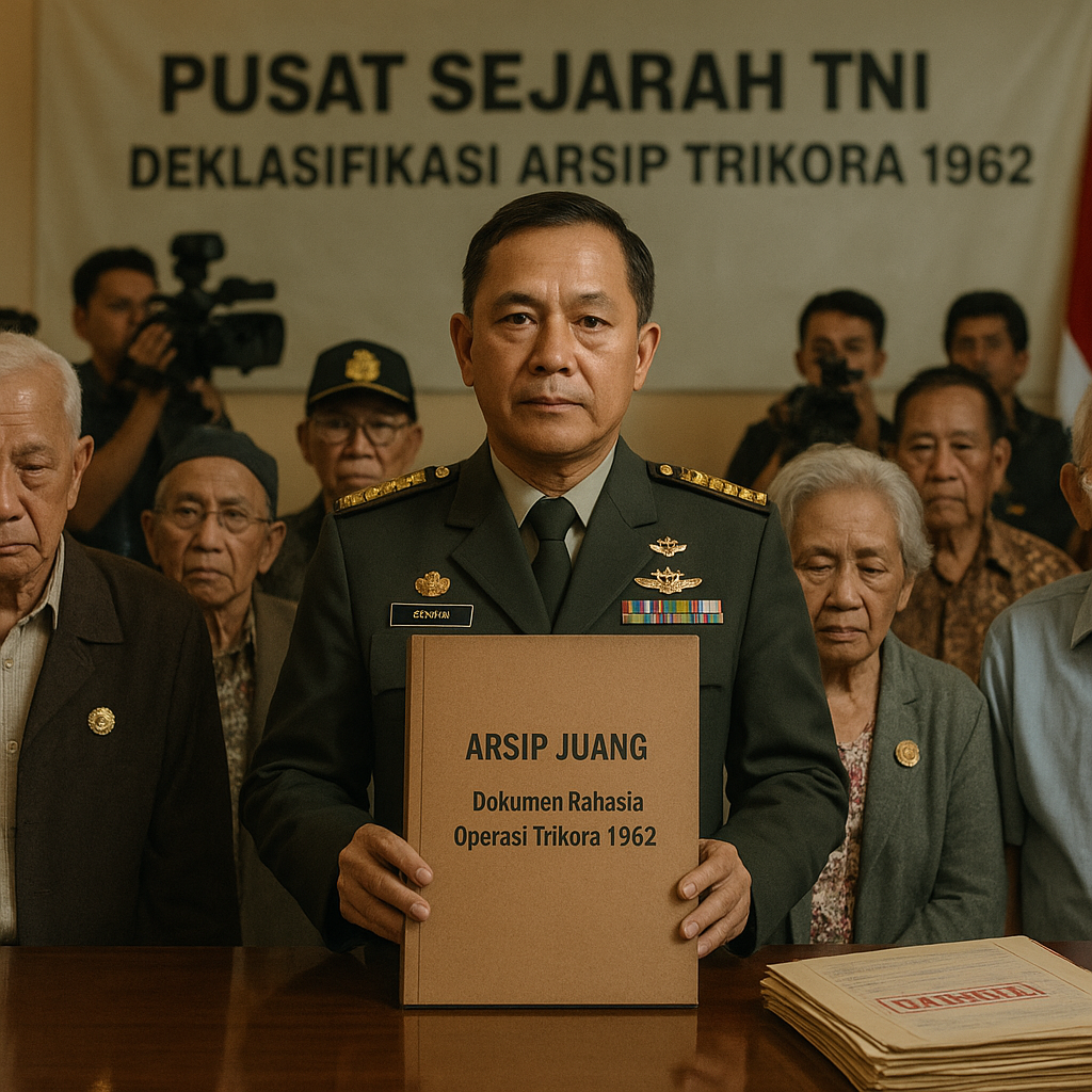 Arsip Juang: Dokumen Rahasia Operasi Trikora 1962 Dideklasifikasi oleh Pusat Sejarah TNI