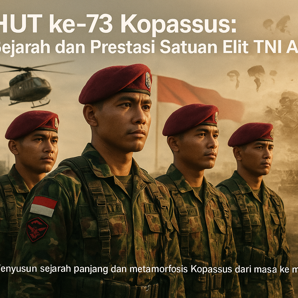 HUT ke-73 Kopassus: Sejarah dan Prestasi Satuan Elit TNI AD
