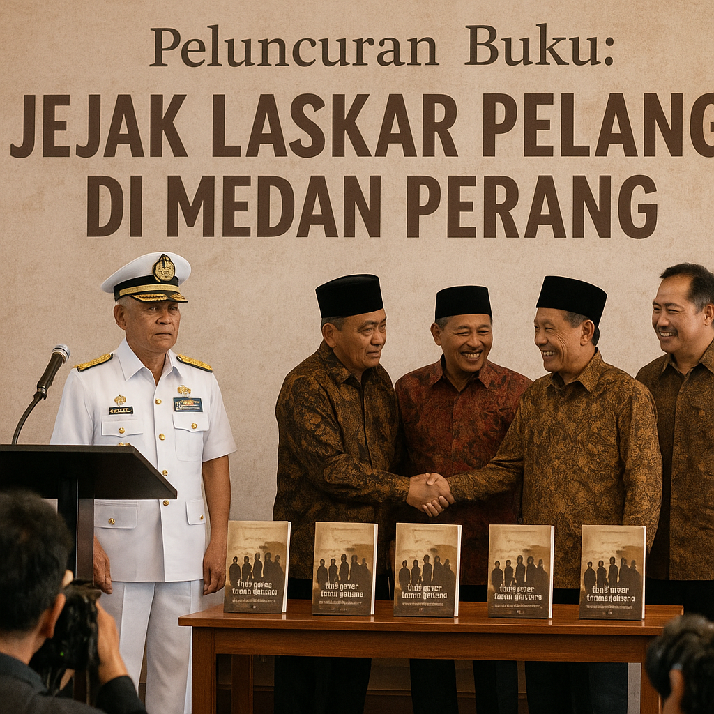 Buku 'Jejak Laskar Pelangi di Medan Perang' Diluncurkan