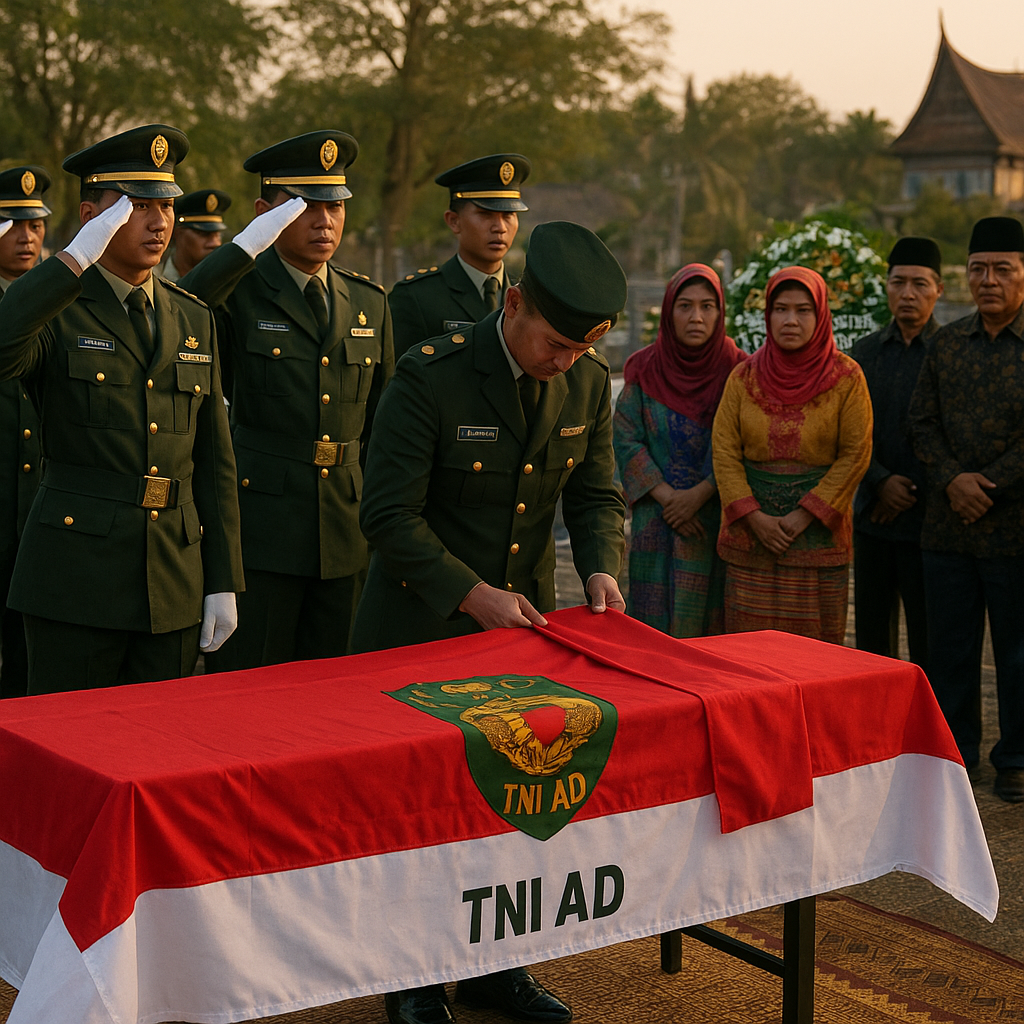 Upacara Adat Pemakaman Prajurit TNI AD di Makassar: Tradisi Kebesaran Jiwa