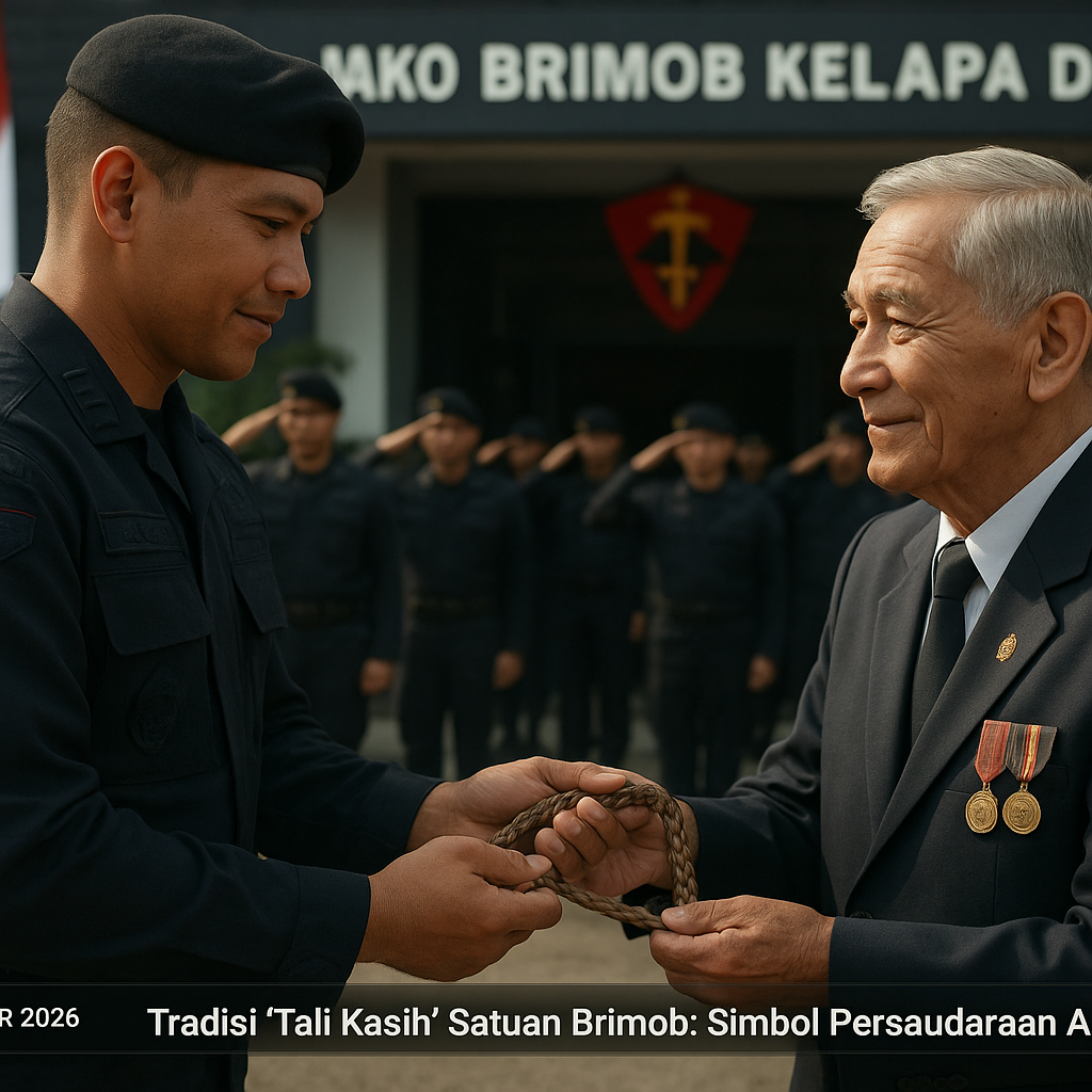 Tradisi ‘Tali Kasih’ Satuan Brimob: Simbol Persaudaraan Abadi