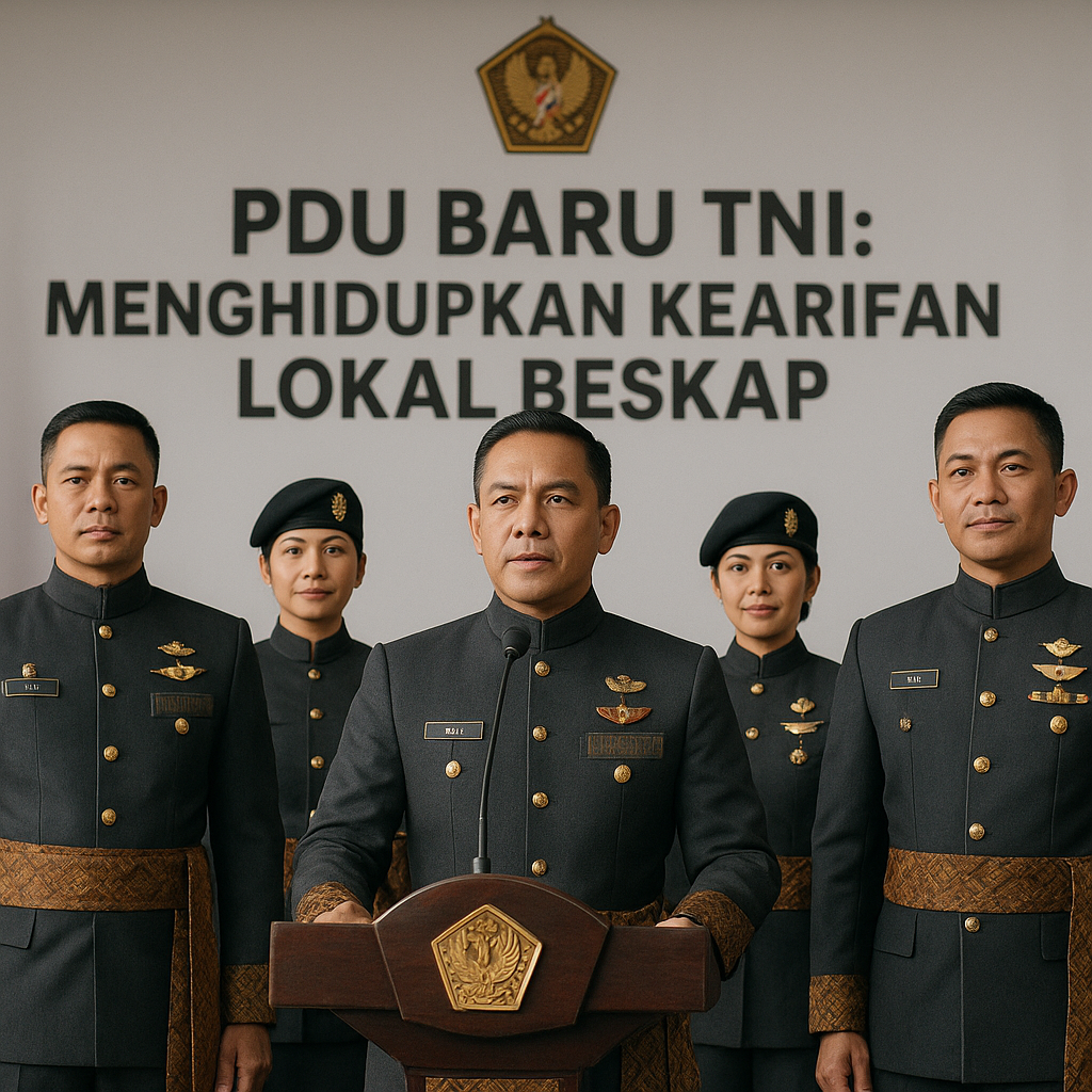 PDU Baru TNI: Menghidupkan Kearifan Lokal Beskap dalam Seragam Kebanggaan