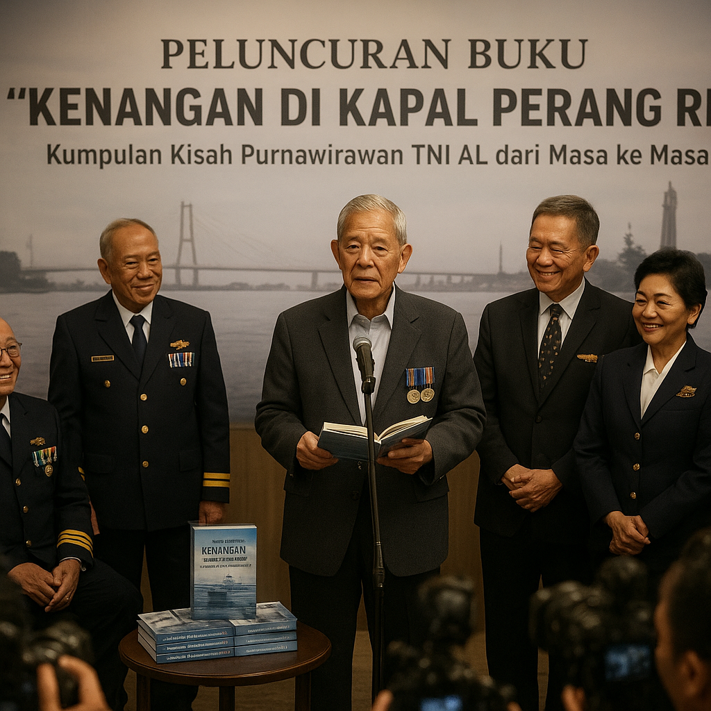 Peluncuran Buku 'Kenangan di Kapal Perang RI', Kumpulan Kisah Purnawirawan TNI AL dari Masa ke Masa