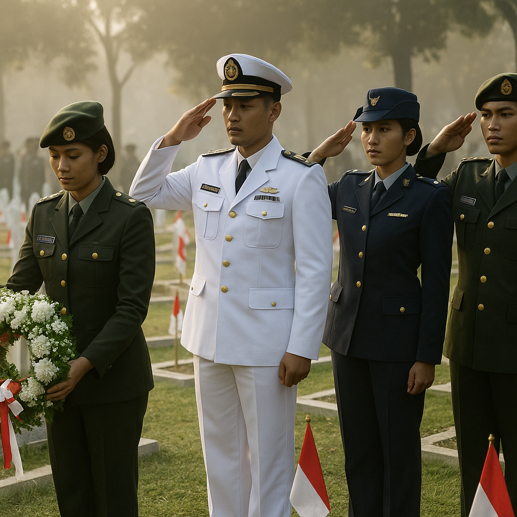 Ziarah ke TMP Kalibata, Tradisi HUT TNI untuk Mengenang Para Pahlawan Kusuma Bangsa