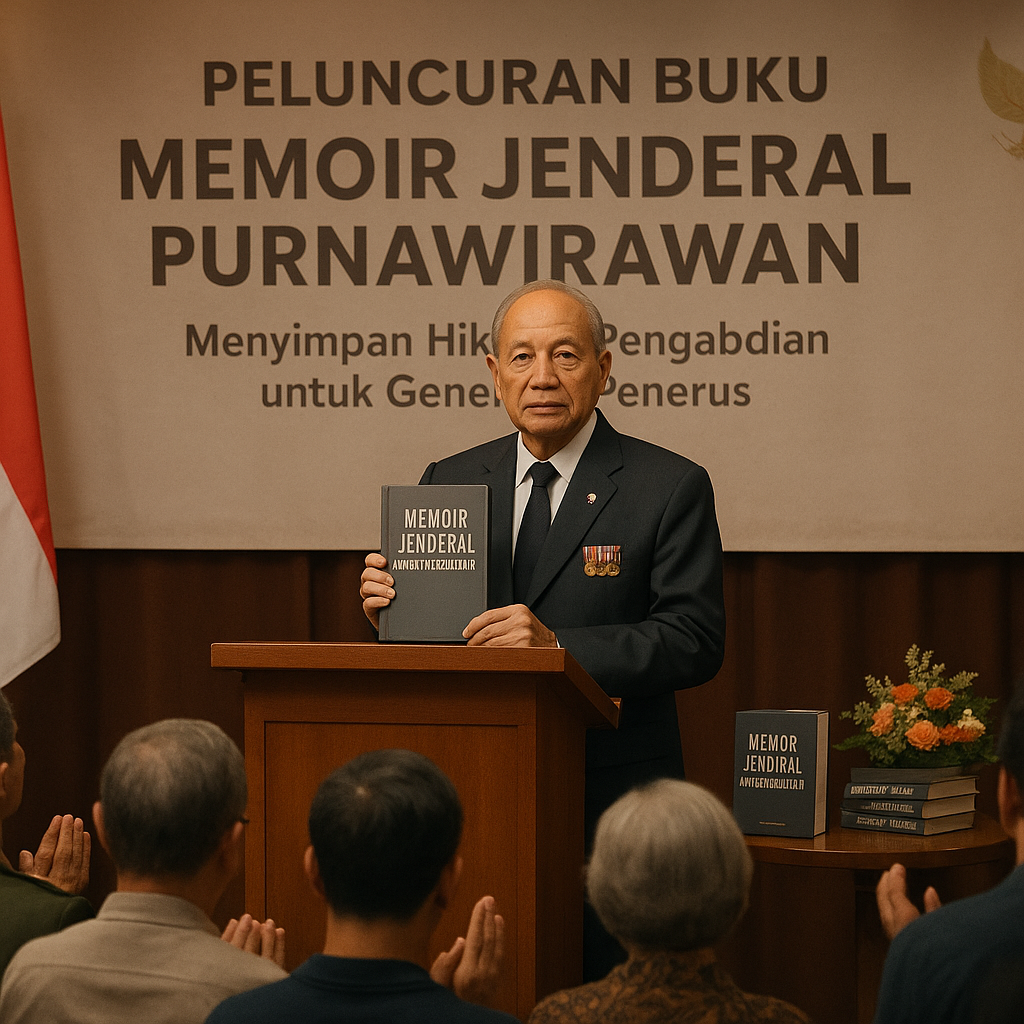 Peluncuran Buku Memoir Jenderal Purnawirawan: Menyimpan Hikmah Pengabdian untuk Generasi Penerus