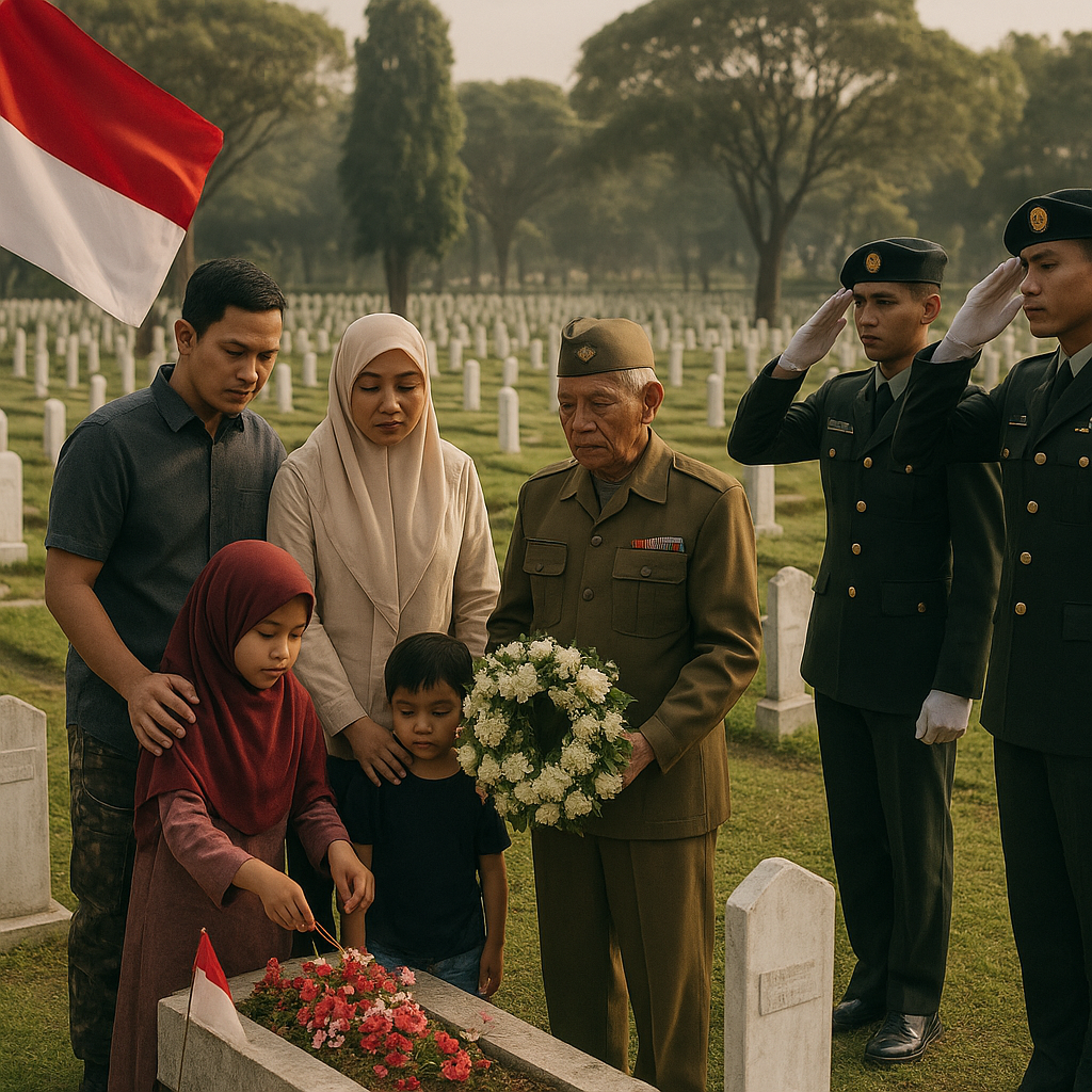 Peringatan Hari Ziarah: Makam Pahlawan Kembali Dipadati Keluarga dan Prajurit