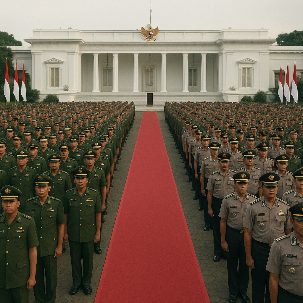 800 Perwira Tinggi TNI-Polri Kumpul di Istana, Perkuat Soliditas Jelang Dua Tahun Pemerintahan