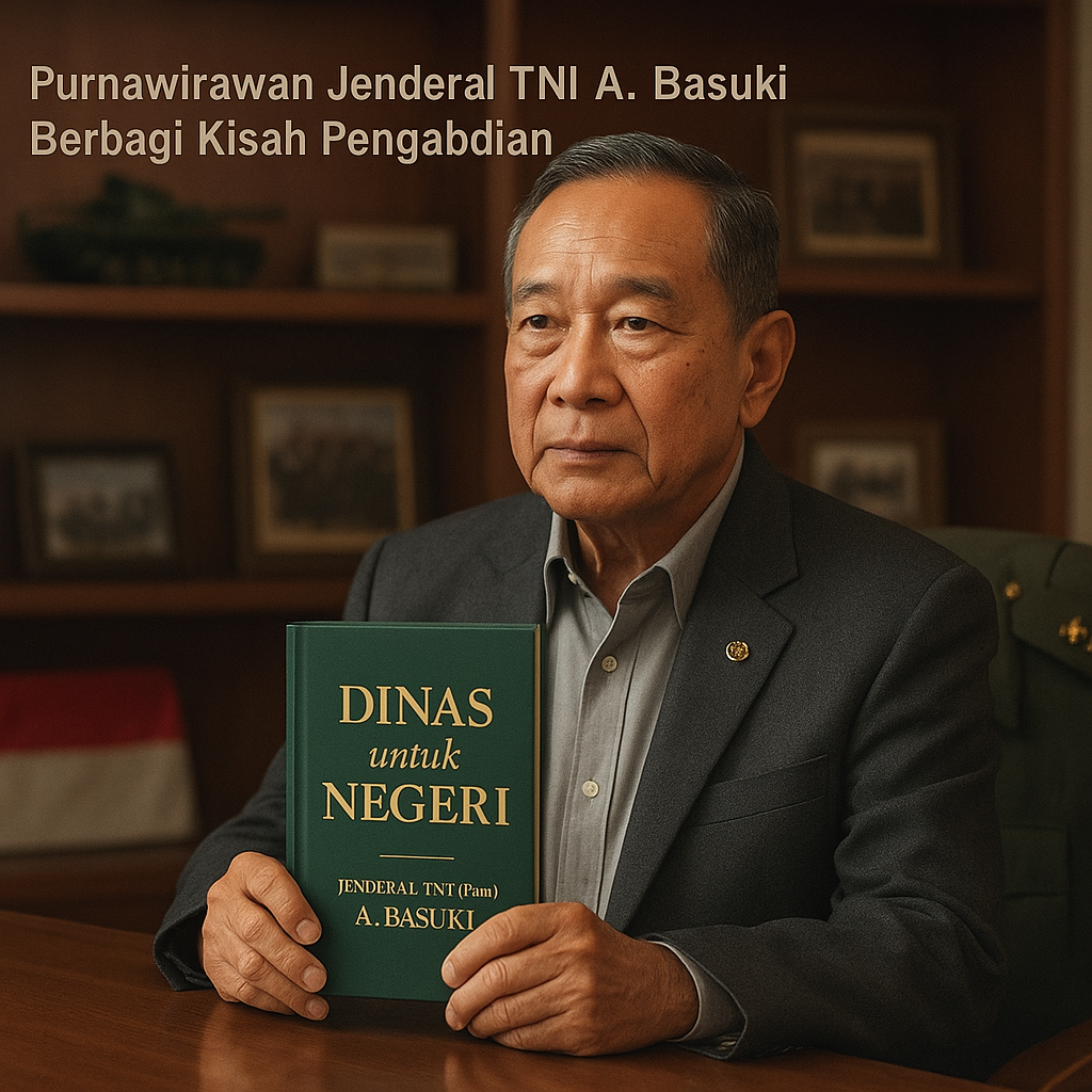 Purnawirawan Jenderal TNI (Purn.) A. Basuki Berbagi Kisah Pengabdian di Buku Memoar 'Dinas untuk Negeri'