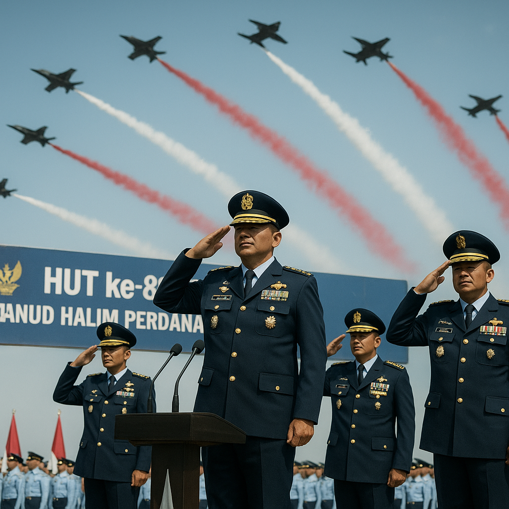 Peringatan Hari Ulang Tahun ke-81 TNI Angkatan Udara: Napak Tilas Corak Keperwiraan di Langit Nusantara