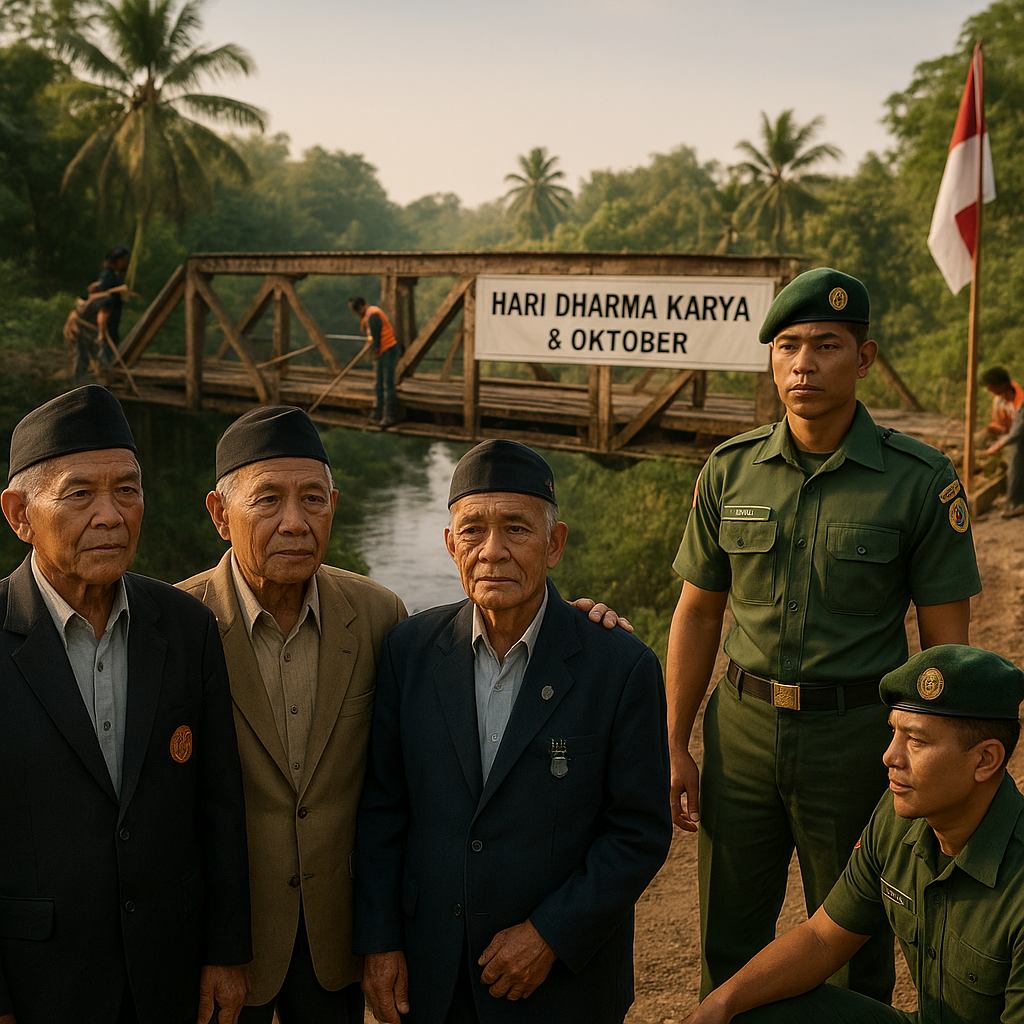 Peringatan Hari Dharma Karya: Meneladani Semangat Karya Bakti TNI di Masa Lalu