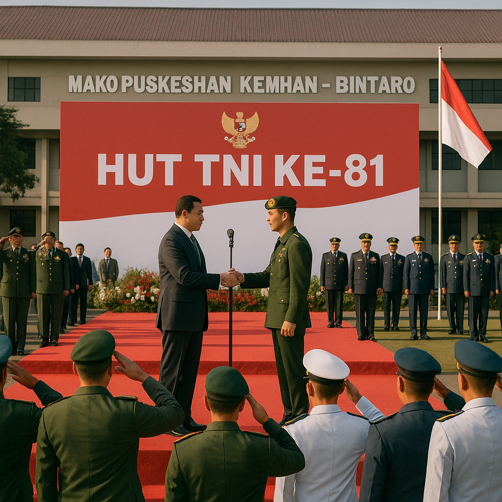 Upacara HUT ke-81 TNI di Puskeshan Kemhan, Penghargaan untuk Dedikasi dan Loyalitas Prajurit