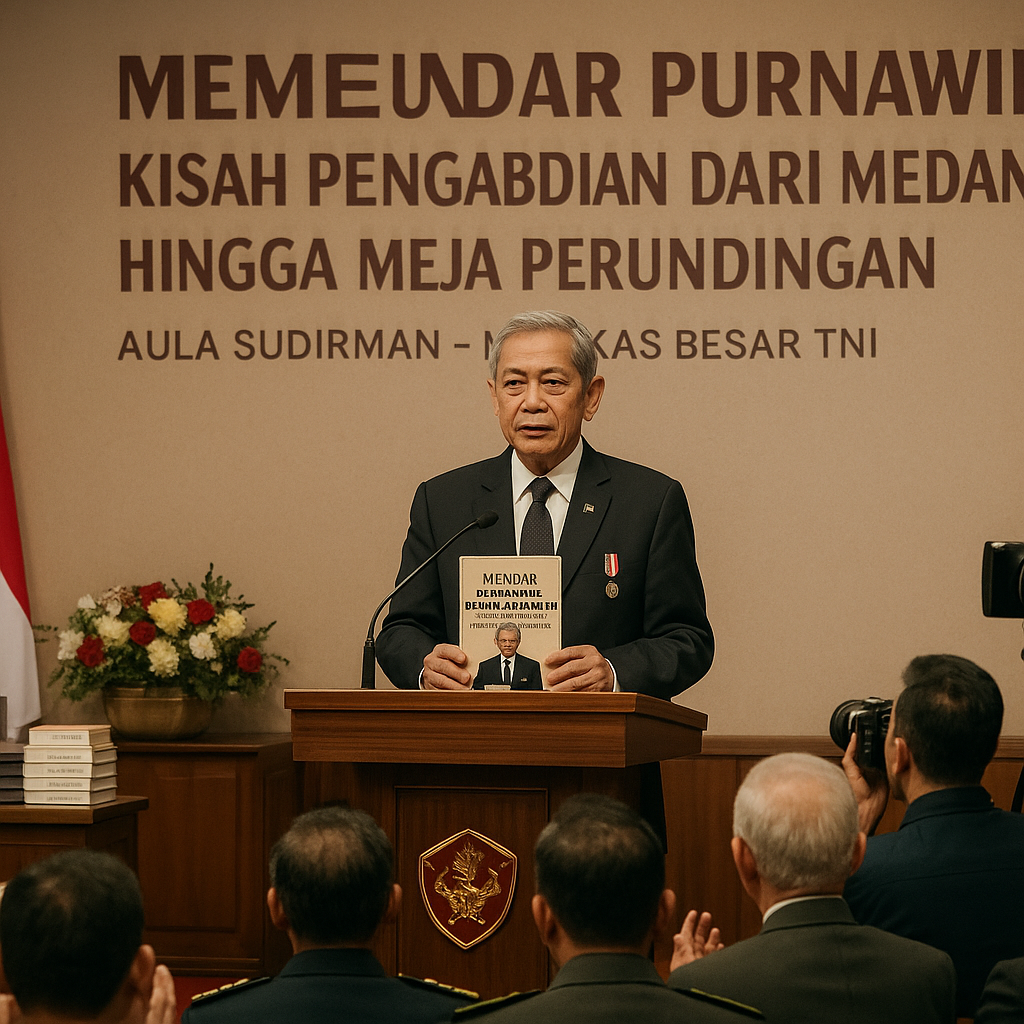 Peluncuran Buku Memoar Jenderal Purnawirawan: Kisah Pengabdian dari Medan Perang hingga Meja Perundingan