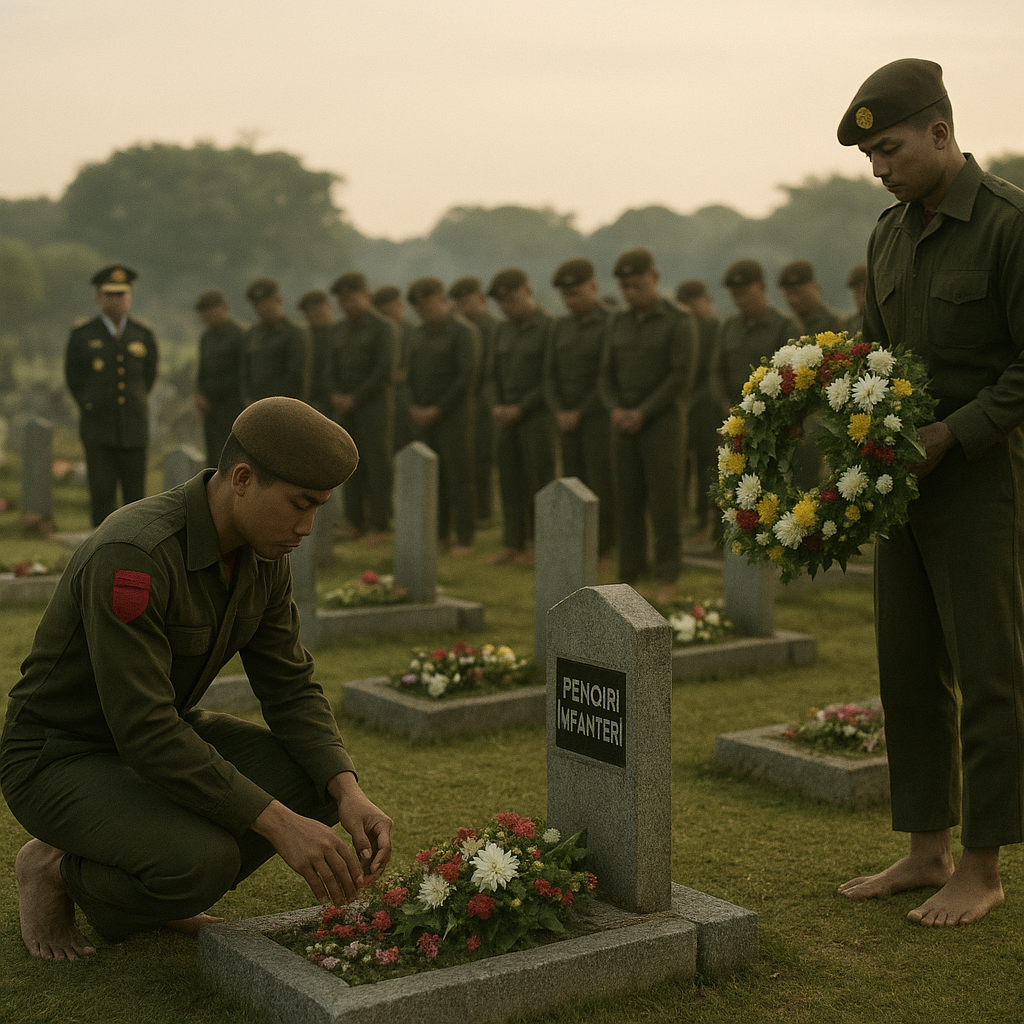 Peringatan Hari Infanteri ke-76: Ziarah ke Makam Pendiri dan Renungan Jatidiri Prajurit Kaki Telanjang
