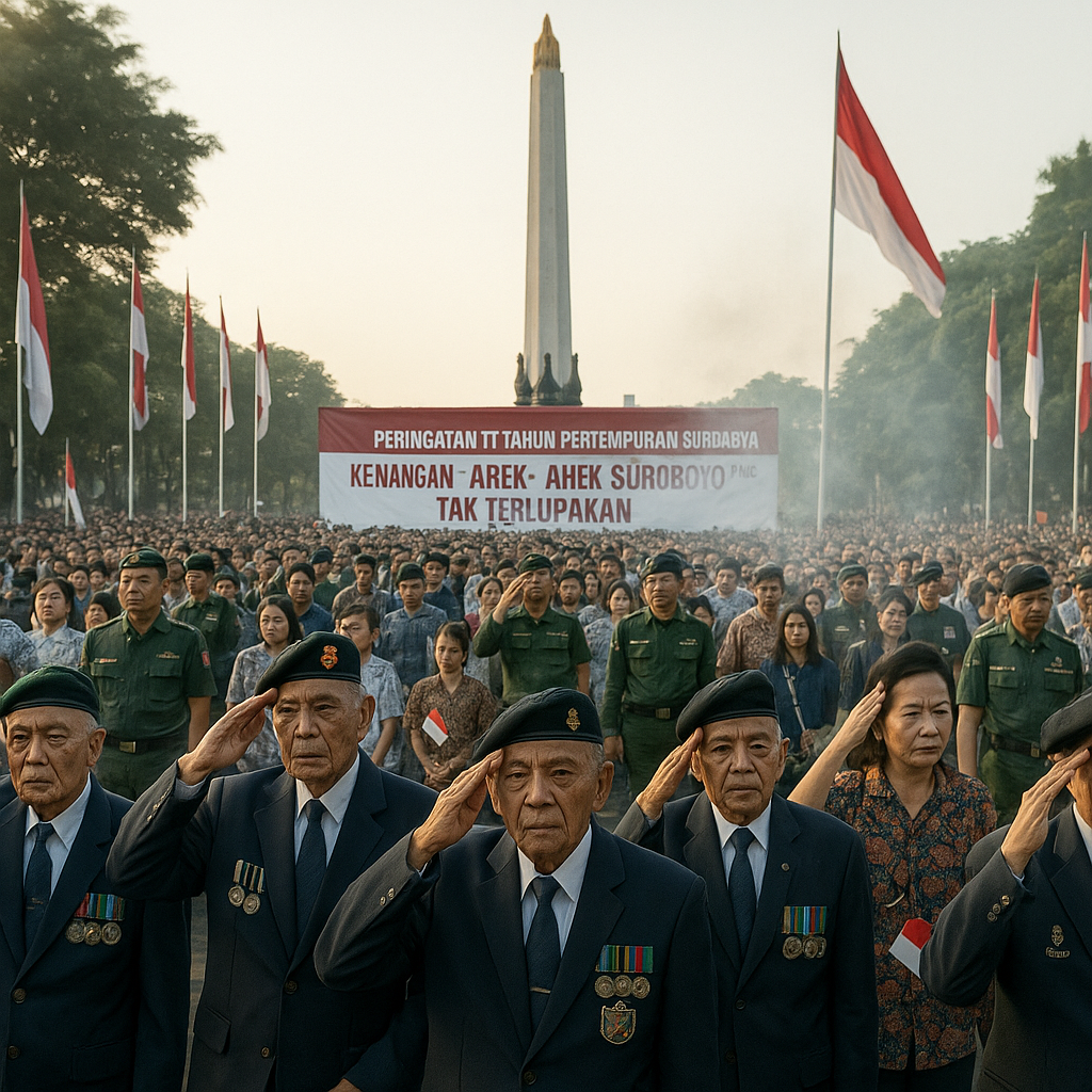 Peringatan 77 Tahun Pertempuran Surabaya, Kenangan Arek-Arek Suroboyo yang Tak Terlupakan