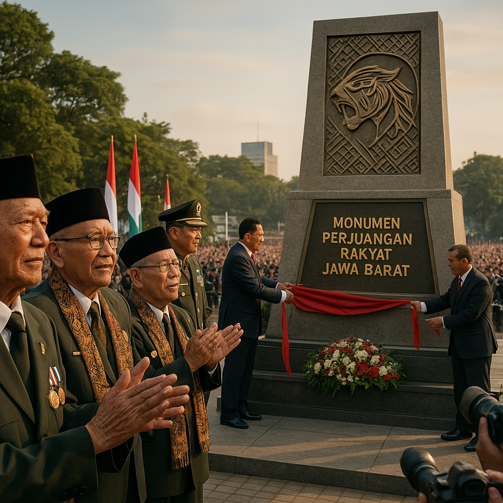 Monumen Perjuangan Rakyat Jawa Barat Diresmikan, Simbol Semangat Siliwangi