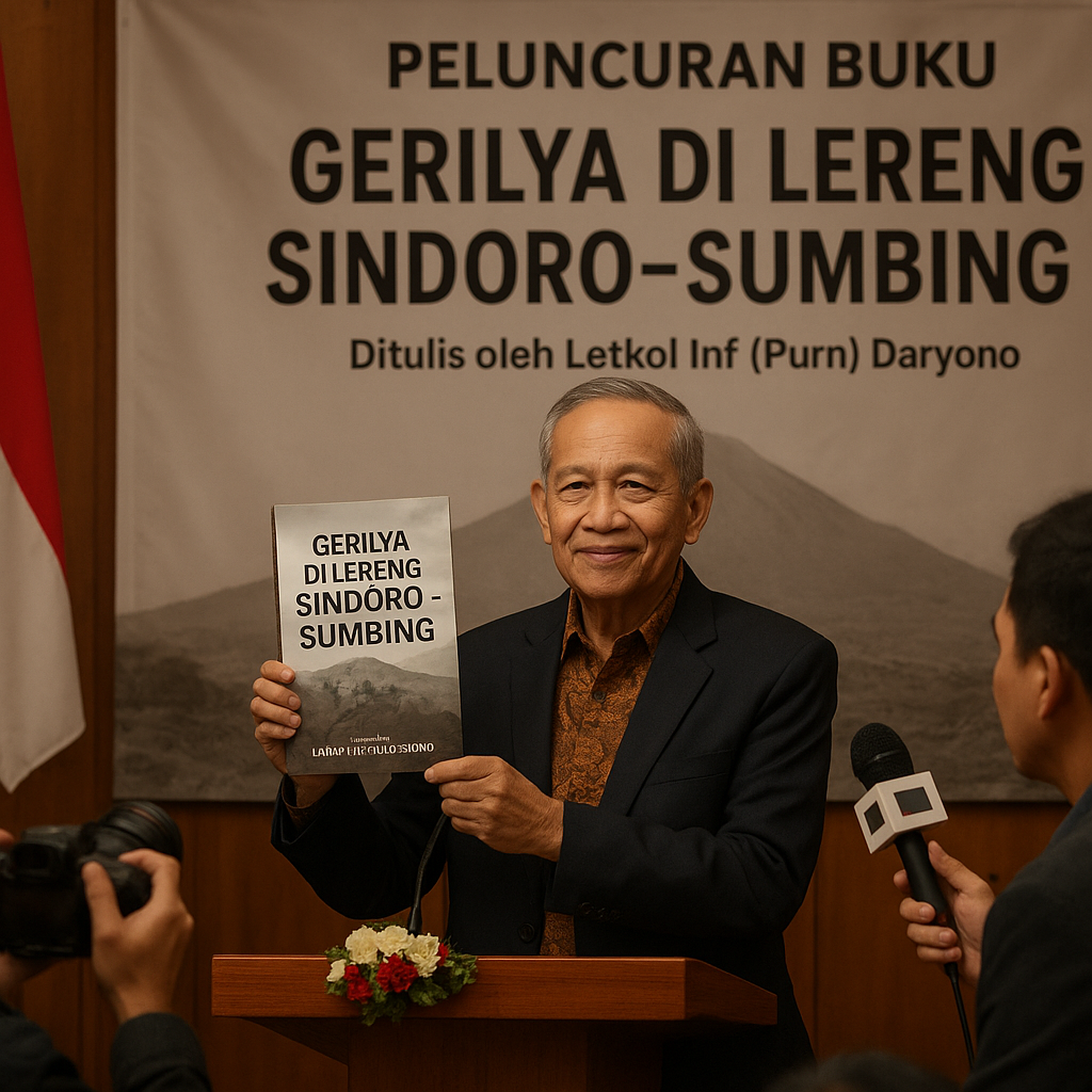 Buku Sejarah Gerilya di Jawa Tengah Diluncurkan, Ditulis oleh Purnawirawan Letkol Inf