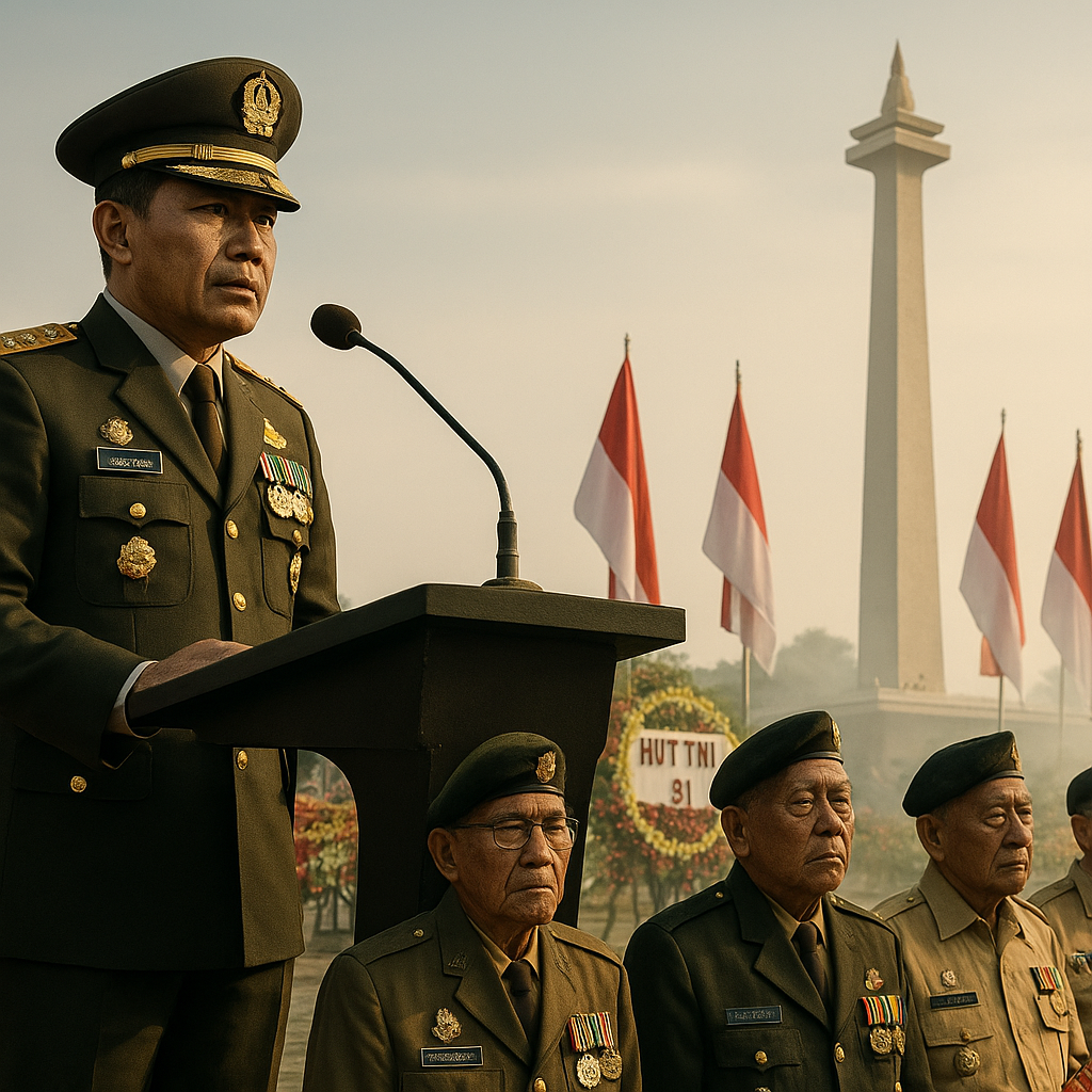Peringatan 81 Tahun TNI: Panglima TNI Ajak Purnawirawan Menjaga Api Perjuangan