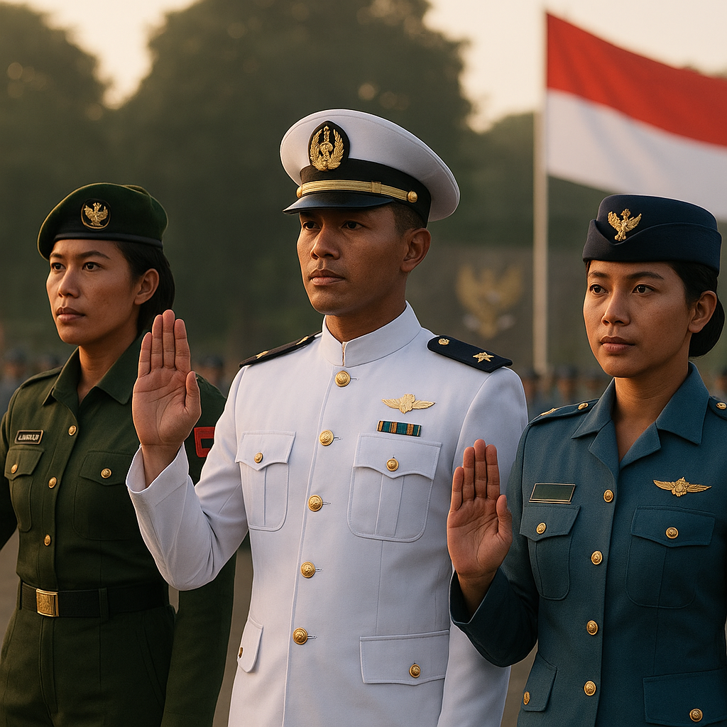 Tradisi Sapta Marga: Sumpah Prajurit yang Menyatukan Tiga Matra TNI