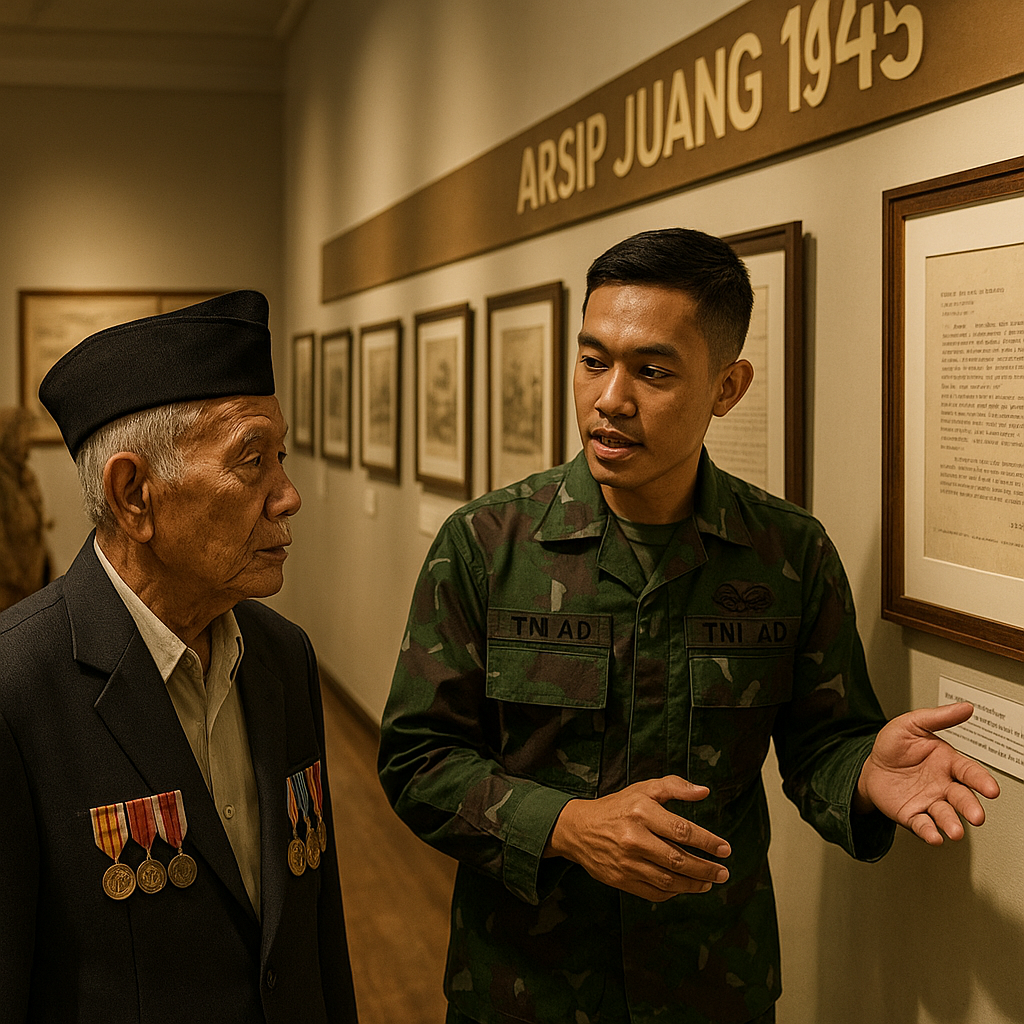 Menjelang Hari Pahlawan, Museum TNI AD Bentangkan Arsip Juang 1945