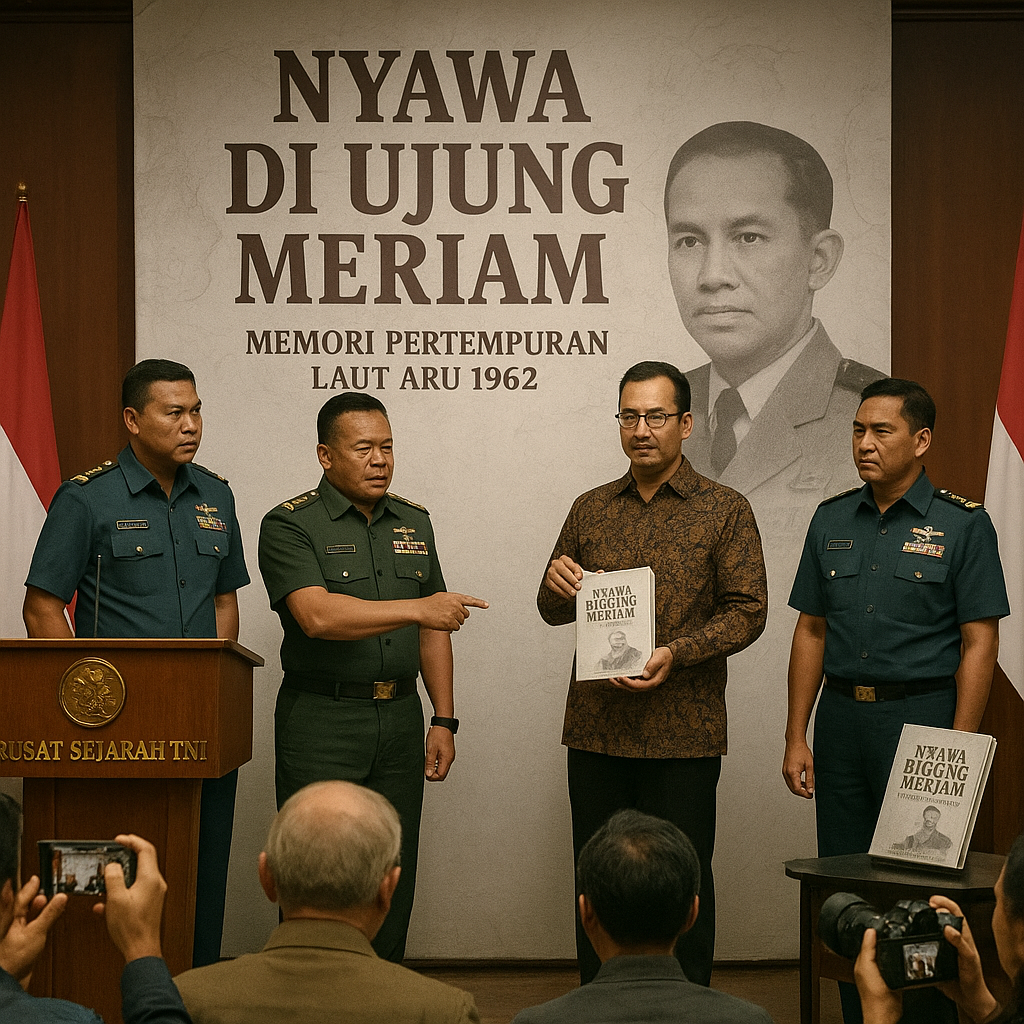 Pusat Sejarah TNI Luncurkan Buku 'Nyawa di Ujung Meriam': Memori Pertempuran Laut Aru