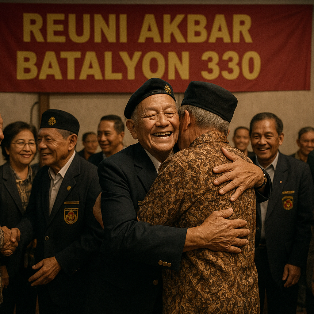 Reuni Akbar Batalyon 330, Kisah Persaudaraan Prajurit di Medan Tempur Irian Barat