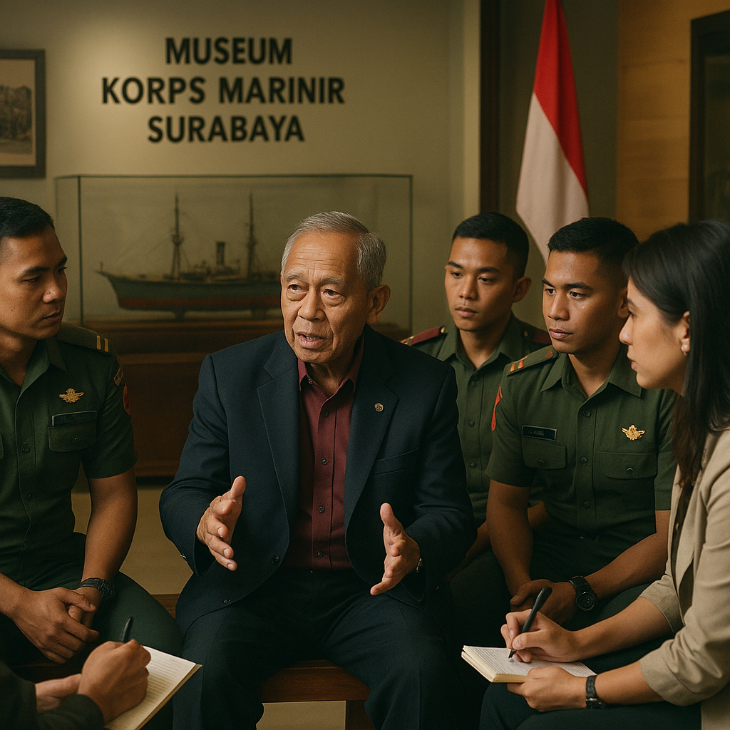 Purnawirawan Jenderal Marinir Berbagi Kisah tentang Tradisi 'Bintal' di Korps Marinir