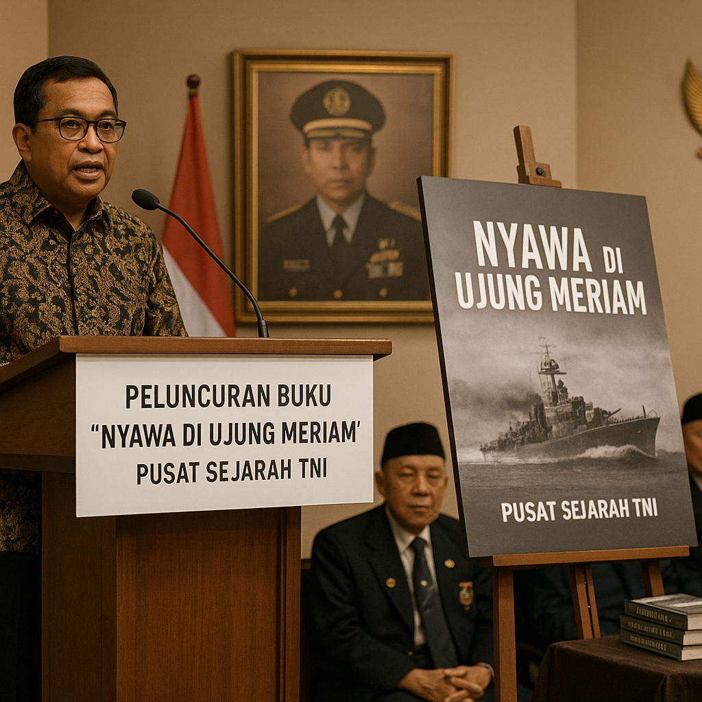 Pusat Sejarah TNI Luncurkan Buku 'Nyawa di Ujung Meriam': Memori Pertempuran Laut Aru