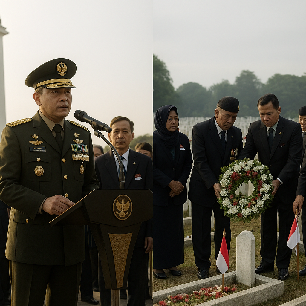 Peringatan 81 Tahun TNI: Panglima TNI Ajak Purnawirawan Menjaga Api Perjuangan