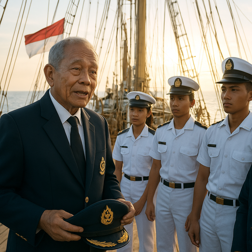 Kisah Purnawirawan TNI AL di KRI Dewaruci: Pesan Bahari untuk Generasi Penerus