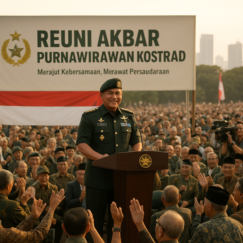 Reuni Akbar Purnawirawan Kostrad di Jakarta: Mengenang Pengabdian dan Menjalin Silaturahmi
