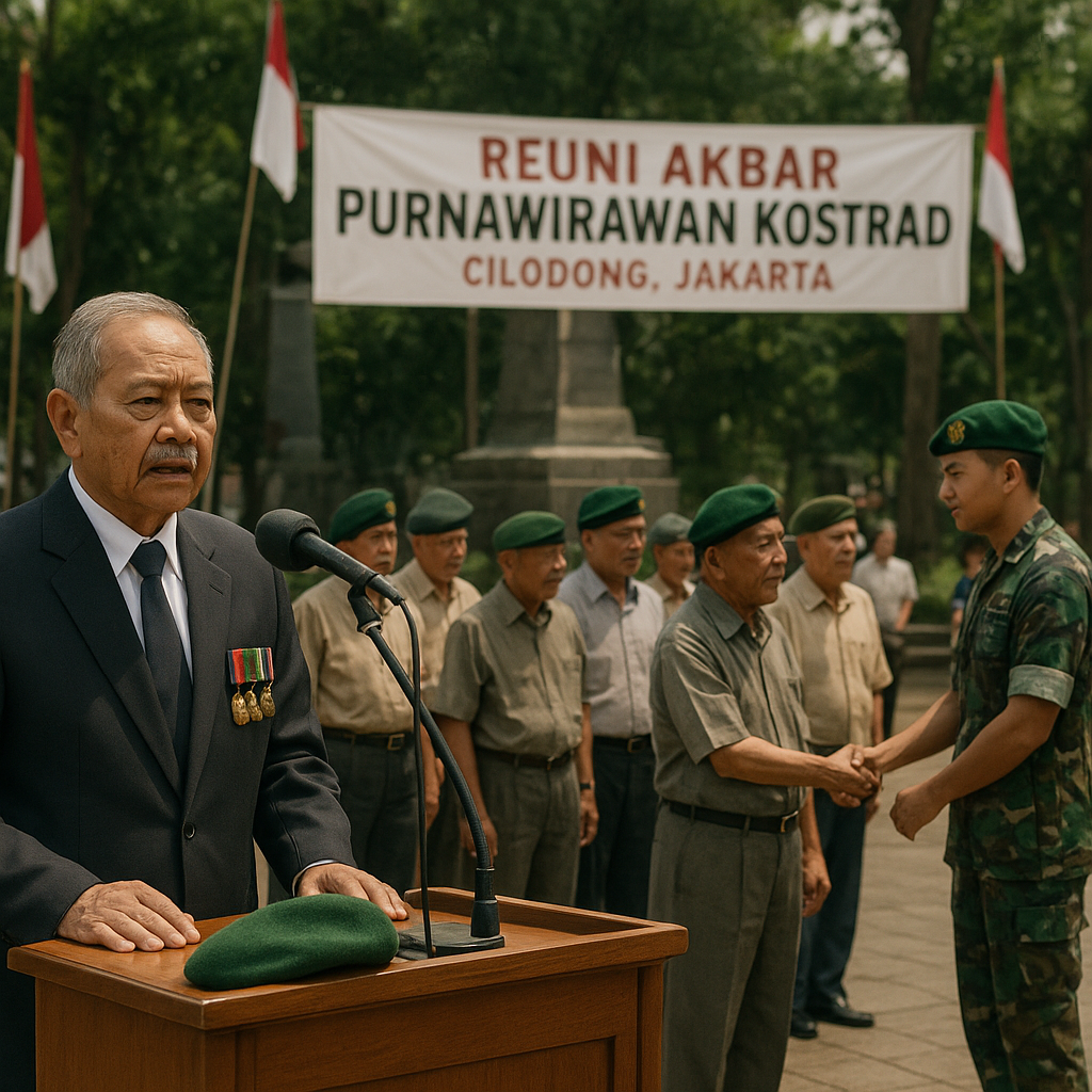 Reuni Akbar Purnawirawan Kostrad di Jakarta: Mengenang Pengabdian dan Menjalin Silaturahmi