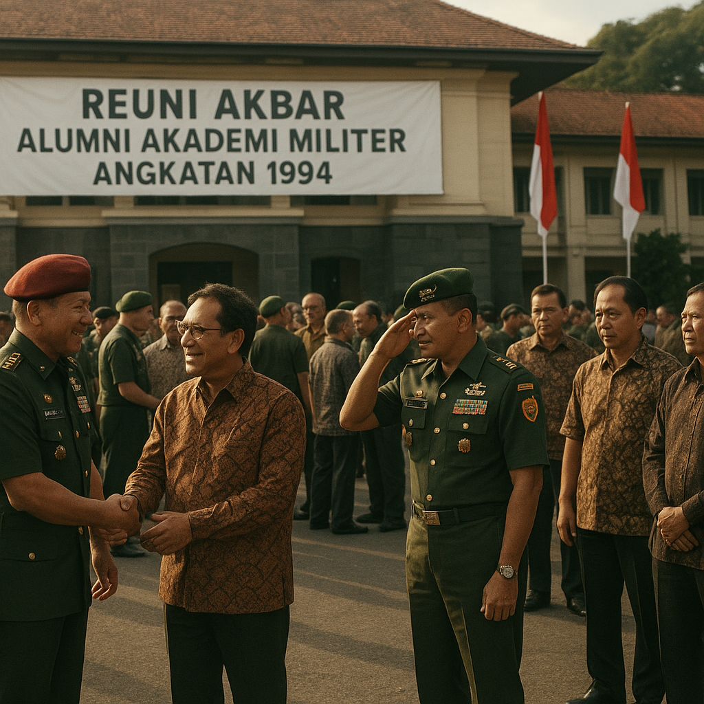 Reuni Akbar Alumni Akademi Militer Angkatan 1994: Menjalin Silaturahmi dan Mengenang Dinas