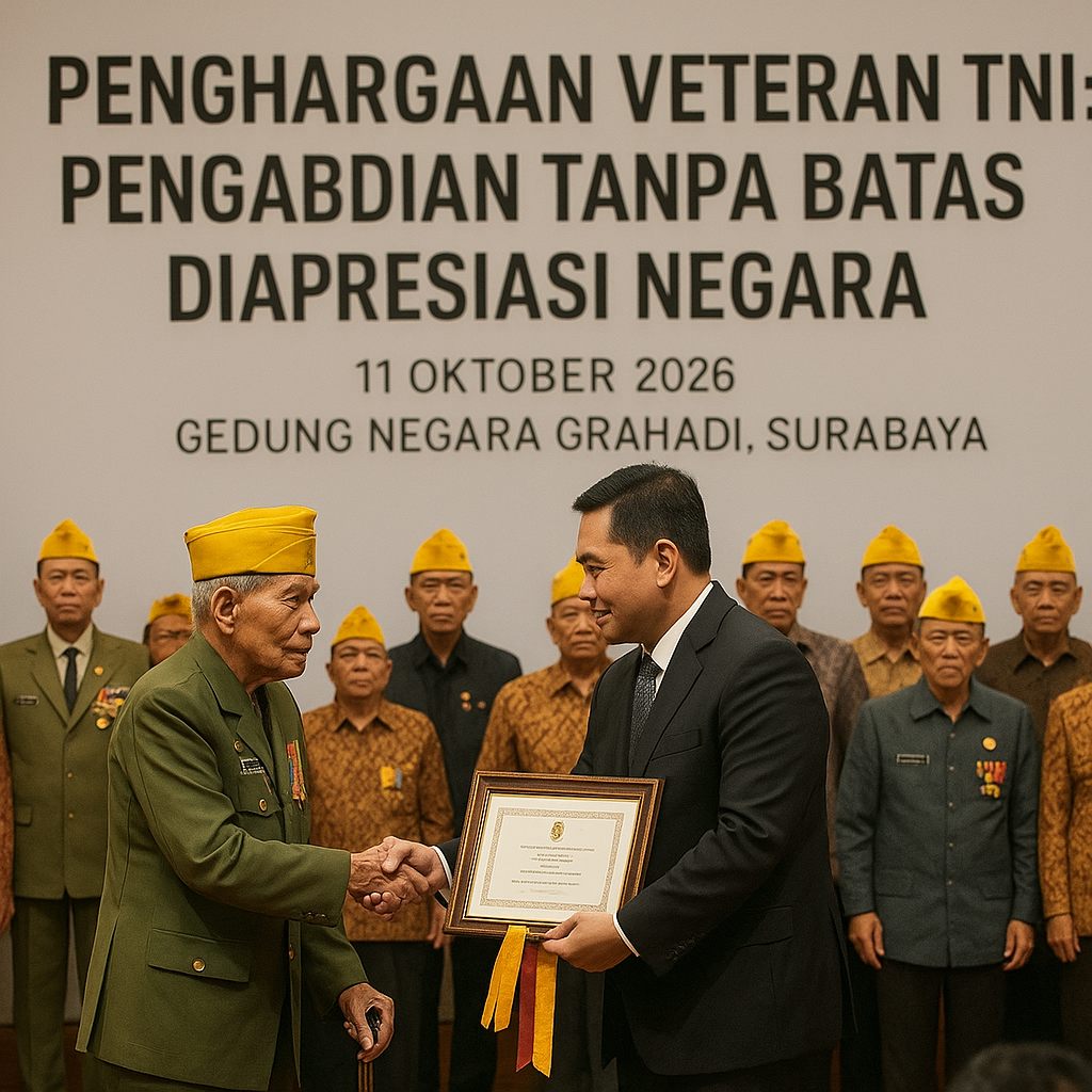 Penghargaan Veteran TNI: Pengabdian Tanpa Batas Diapresiasi Negara