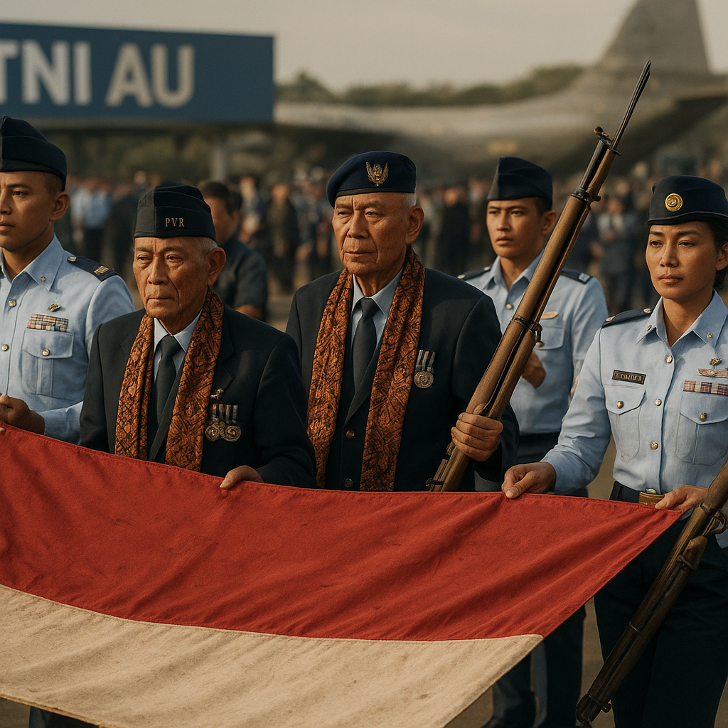 Kirab Pusaka TNI AU: Merawat Bendera Merah Putih dan Senjata Peninggalan Veteran
