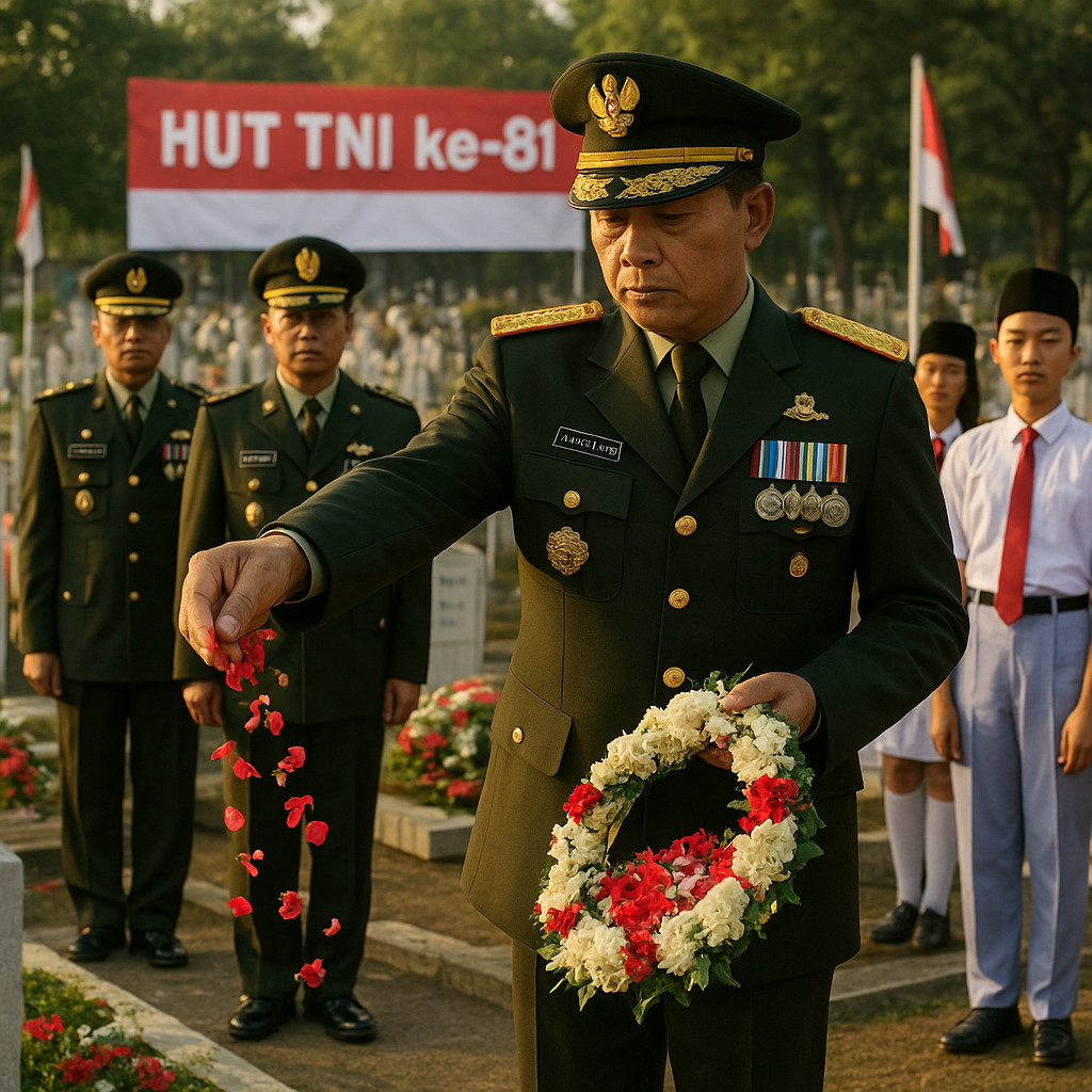 Peringati HUT TNI ke-81, Panglima TNI Ajak Generasi Muda Teladani Semangat Juang