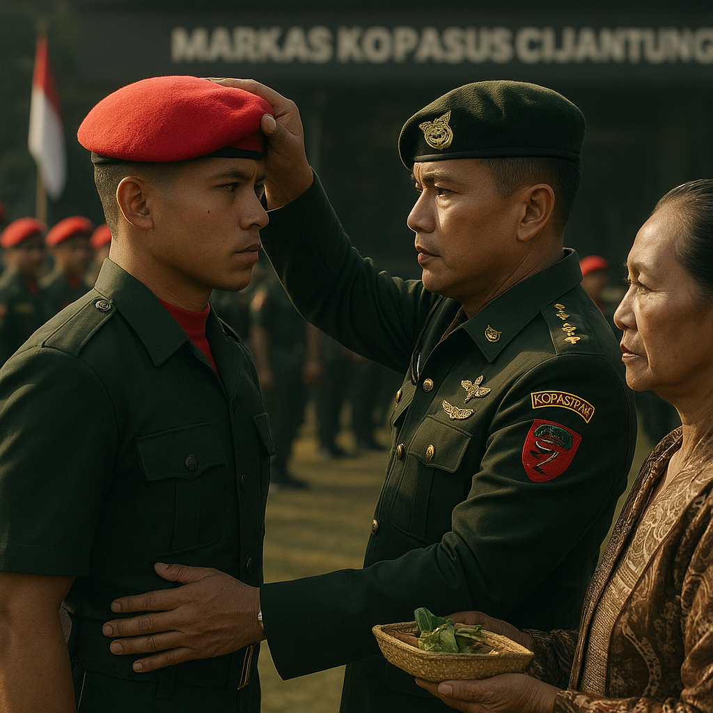 Tradisi Korps Kopassus: Upacara Adat Penghormatan Prajurit Wirabraja