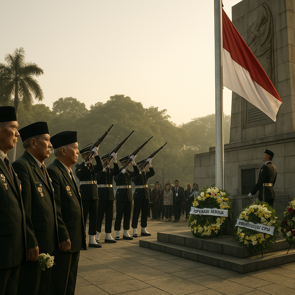 Upacara Penghormatan di TMP Kalibata untuk Veteran Operasi Seroja: Mengenang Gugur di Tanah Timor