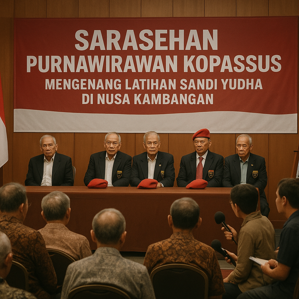 Sarasehan Purnawirawan Kopassus: Mengenang Latihan Sandi Yudha di Nusa Kambangan