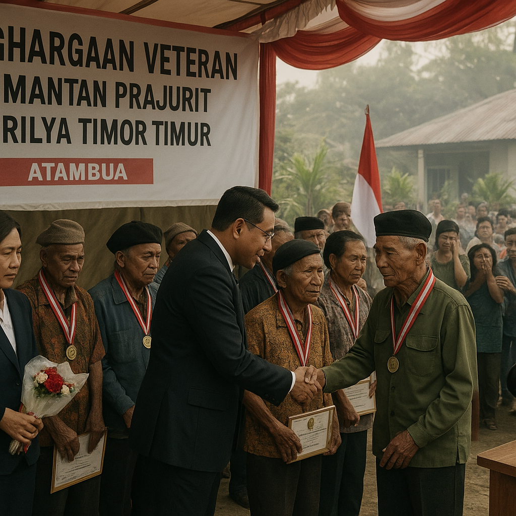 Penghargaan Veteran bagi Mantan Prajurit Gerilya Timor Timur