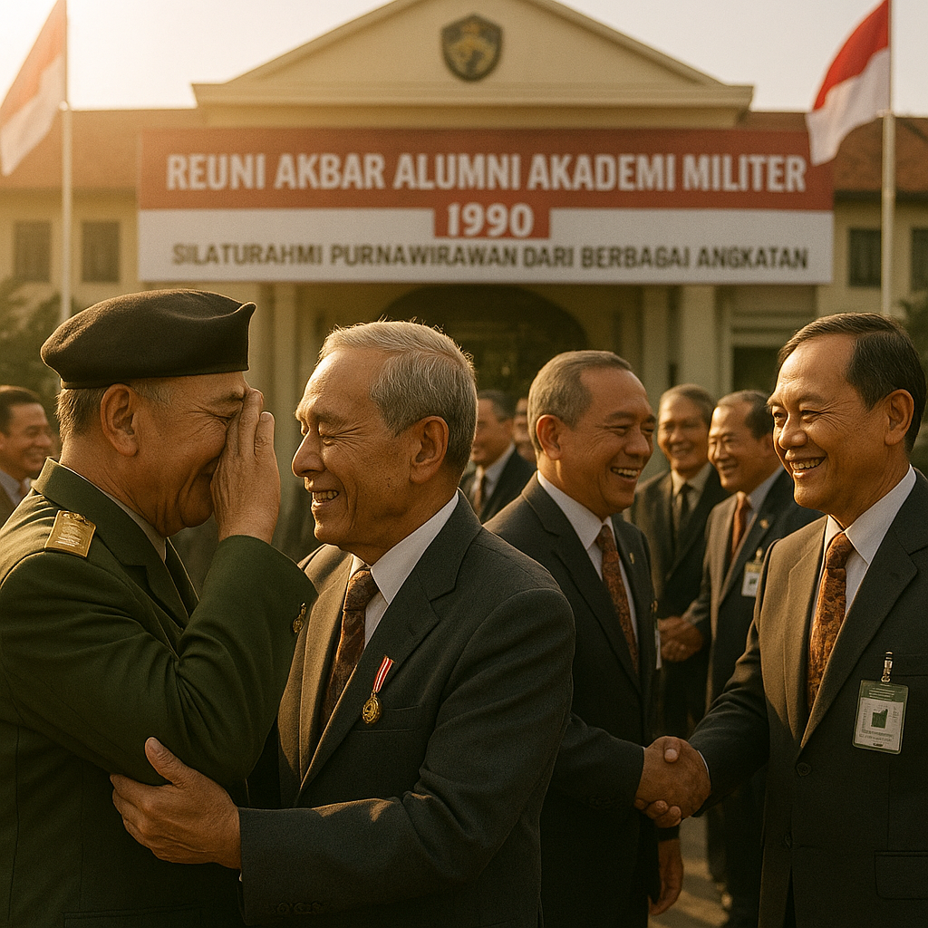 Reuni Akbar Alumni Akademi Militer 1990: Silaturahmi Purnawirawan dari Berbagai Angkatan