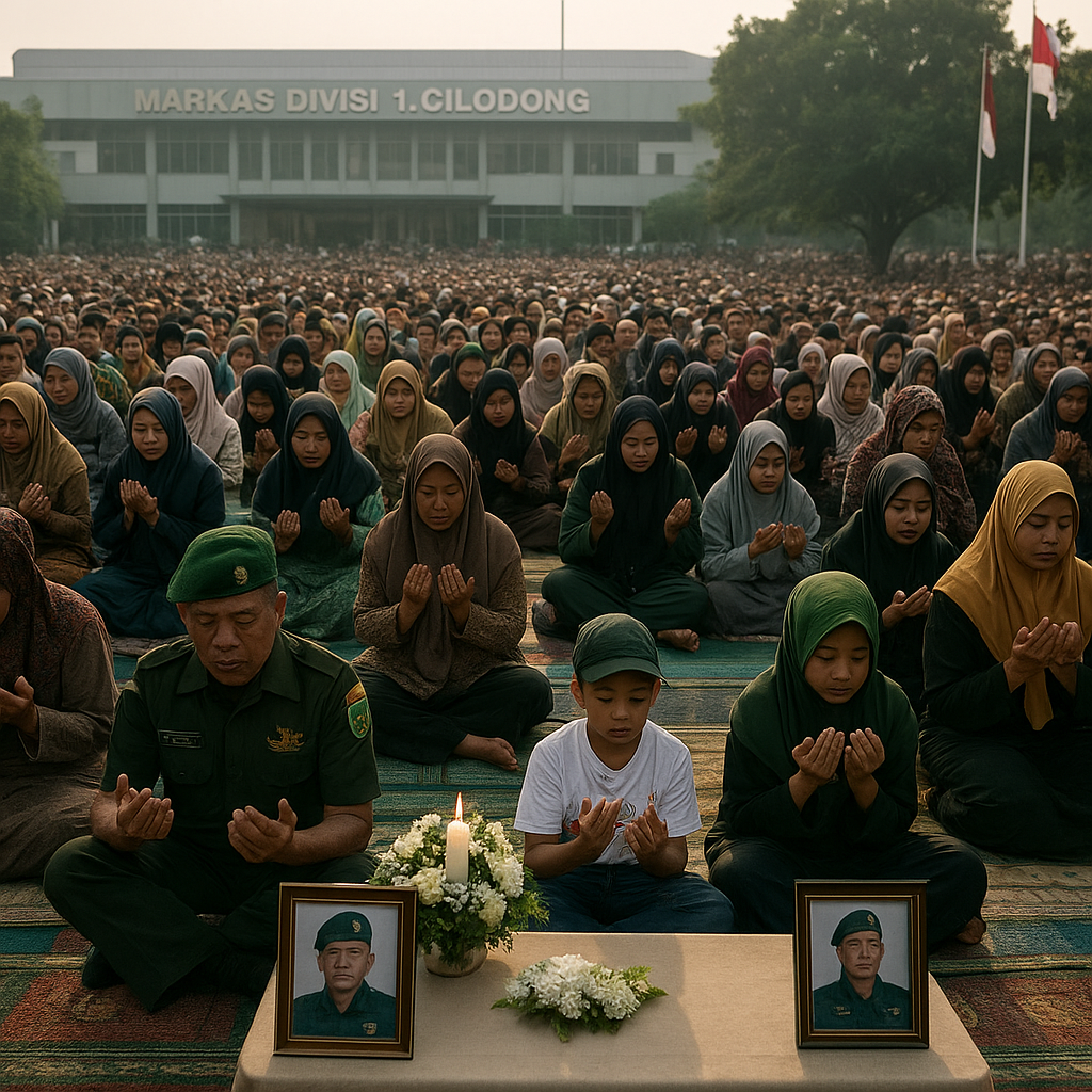 Keluarga Besar Kostrad Gelar Dzikir Bersama dan Doa untuk Arwah Prajurit