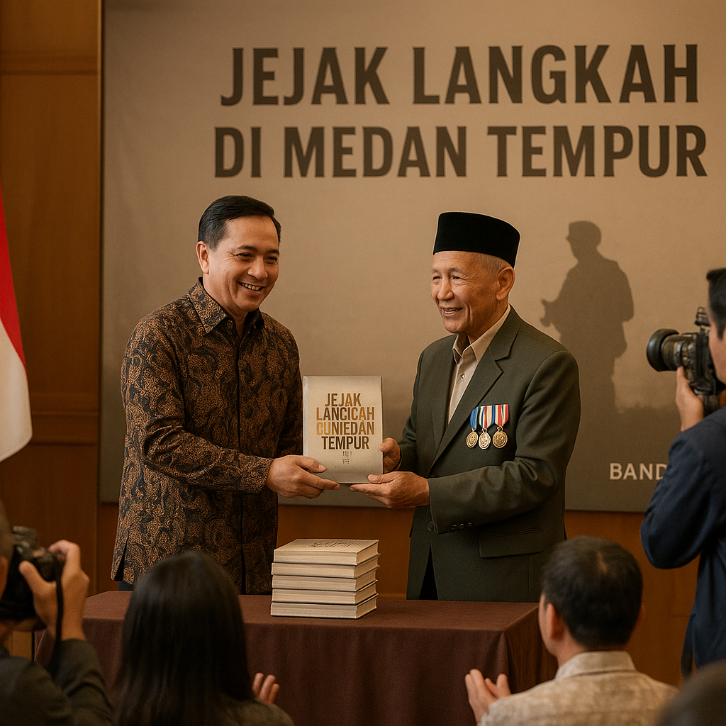 Buku 'Jejak Langkah di Medan Tempur' Diluncurkan: Kisah Nyata Prajurit TNI