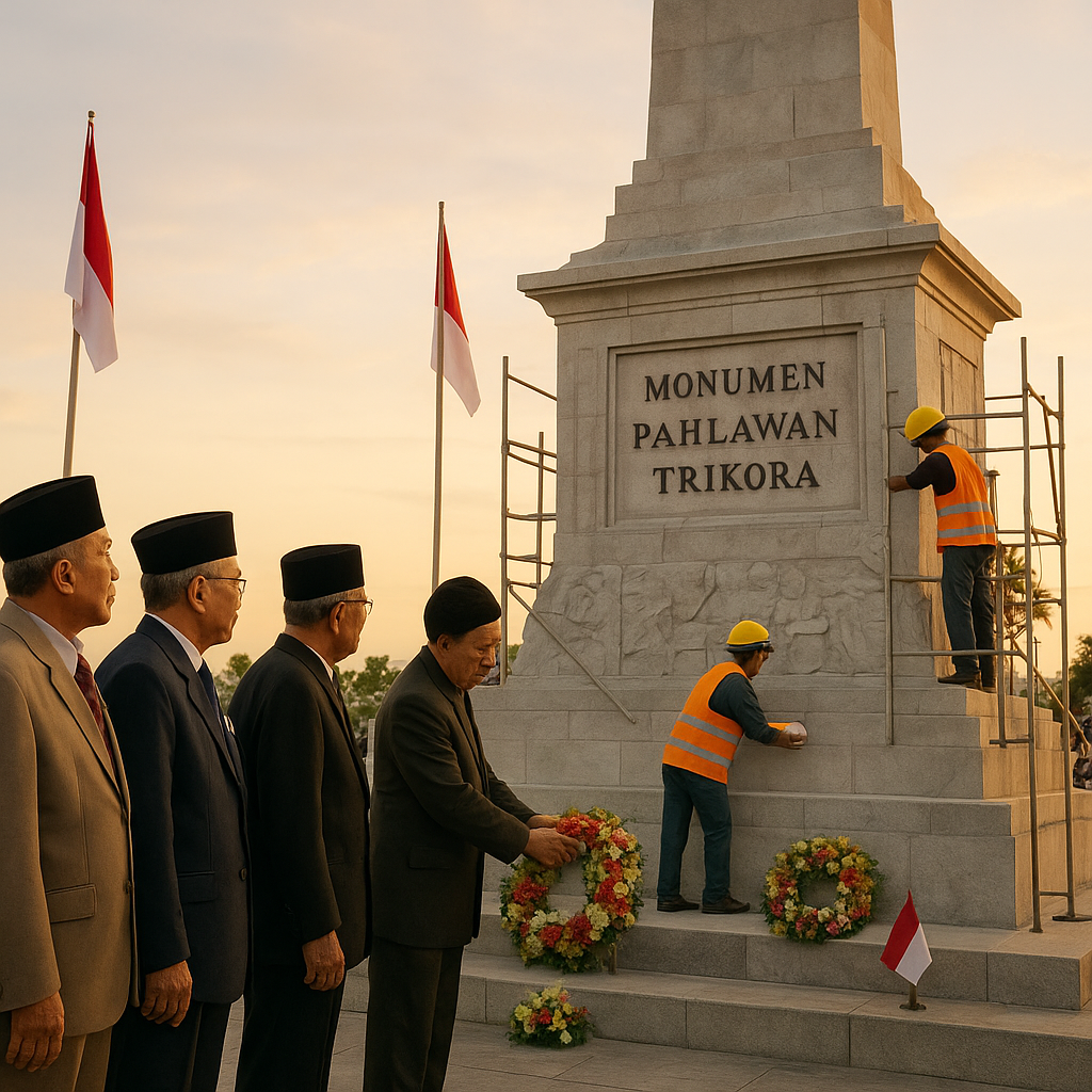 Renovasi Monumen Pahlawan Trikora di Makassar: Menghidupkan Kenangan Operasi Pembebasan Irian Barat