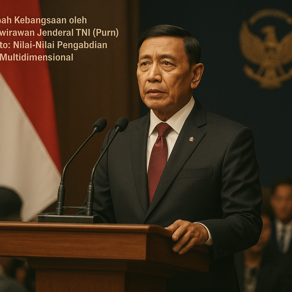 Ceramah Kebangsaan oleh Purnawirawan Jenderal TNI (Purn) Wiranto: Nilai-Nilai Pengabdian di Era Multidimensional