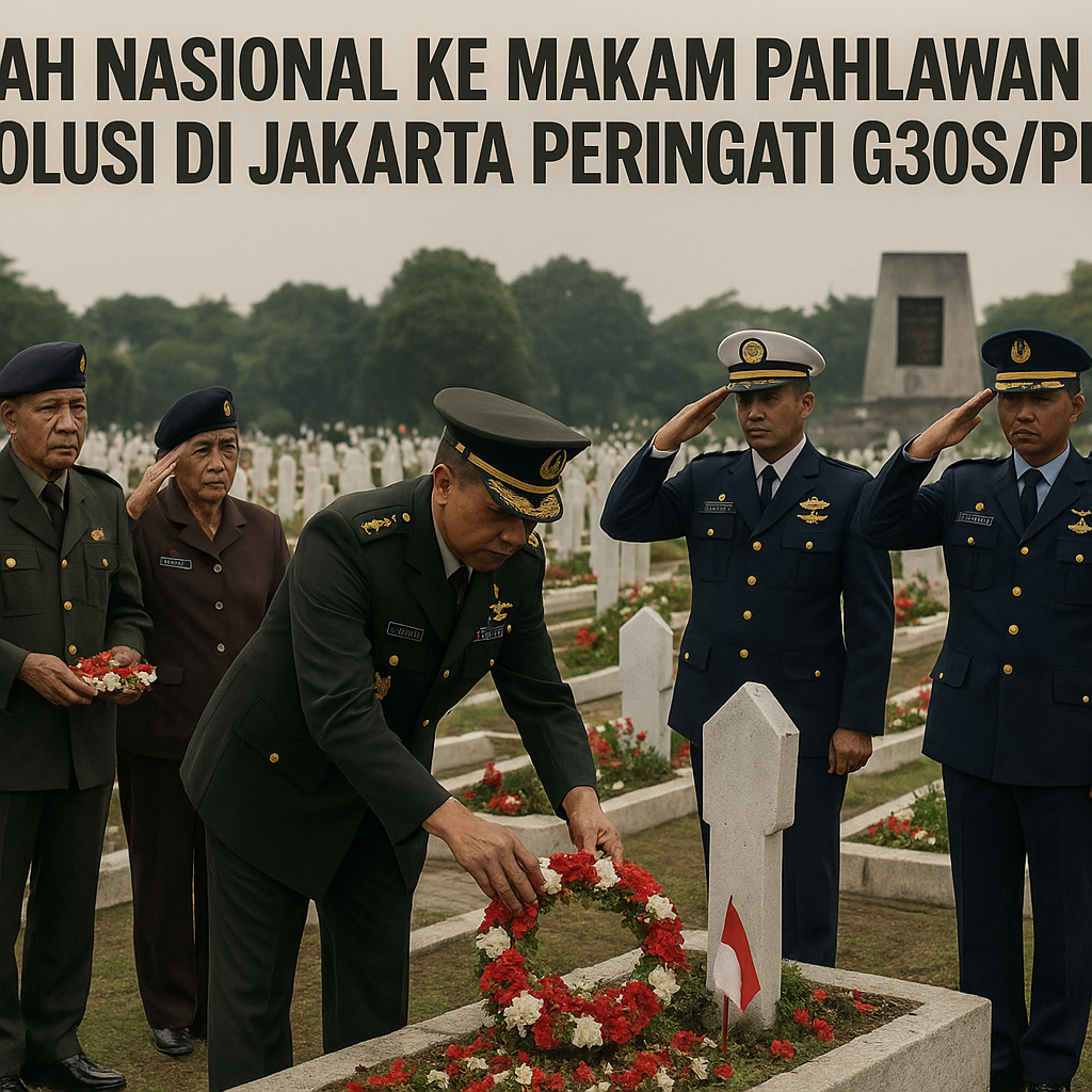 Ziarah Nasional ke Makam Pahlawan Revolusi di Jakarta Peringati G30S/PKI