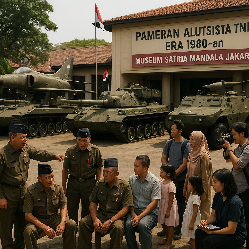 Pameran Alutsista TNI Era 1980-an di Museum Satria Mandala Jakarta