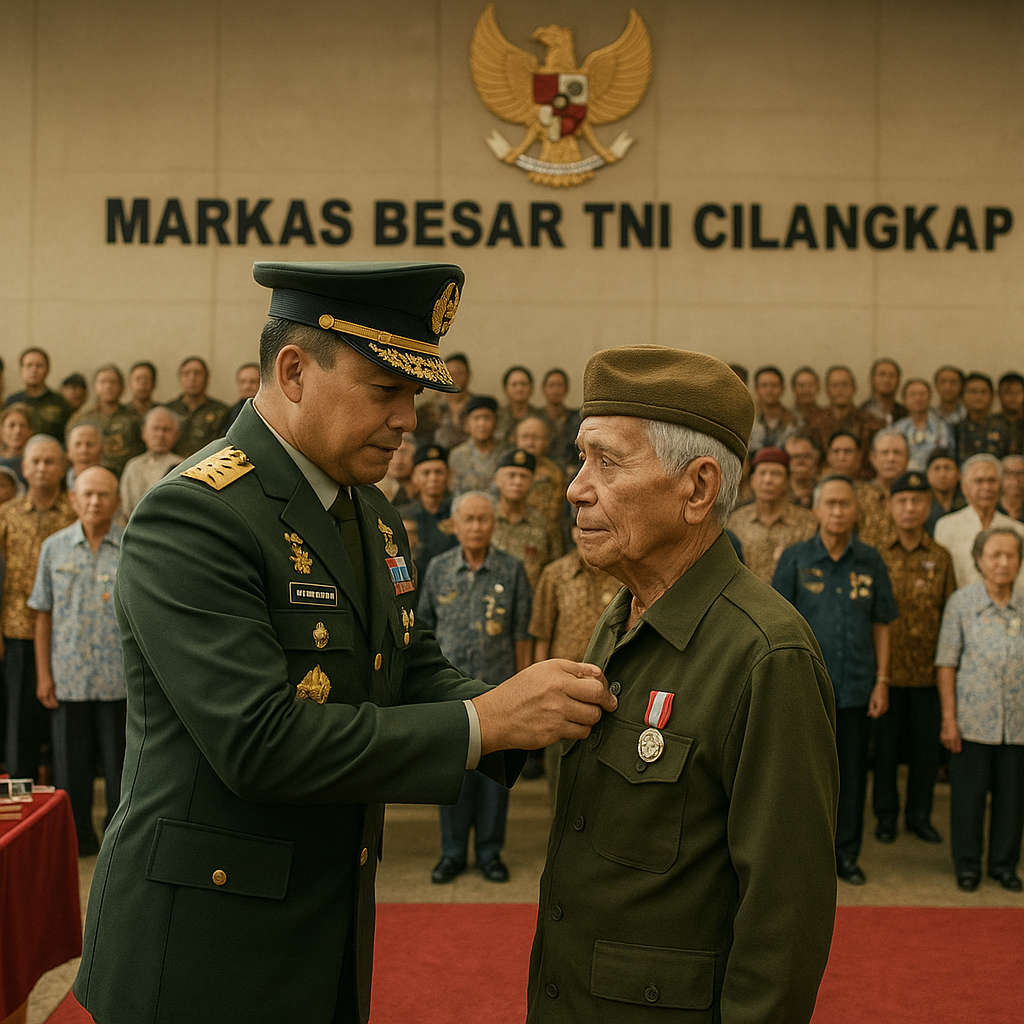 Panglima TNI Beri Penghargaan Kehormatan kepada 50 Veteran Perang Kemerdekaan